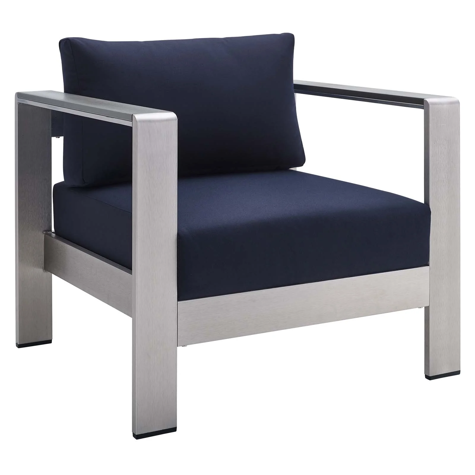 Shore Sunbrella® Fabric Outdoor Patio Aluminum 4 Piece Set By Modway - EEI-4316 - Image 24