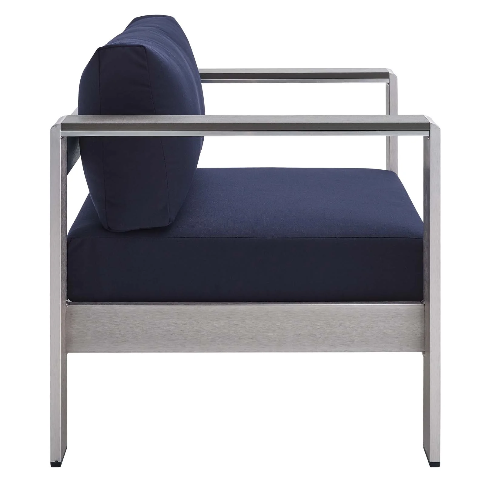 Shore Sunbrella® Fabric Outdoor Patio Aluminum 4 Piece Set By Modway - EEI-4316 - Image 25