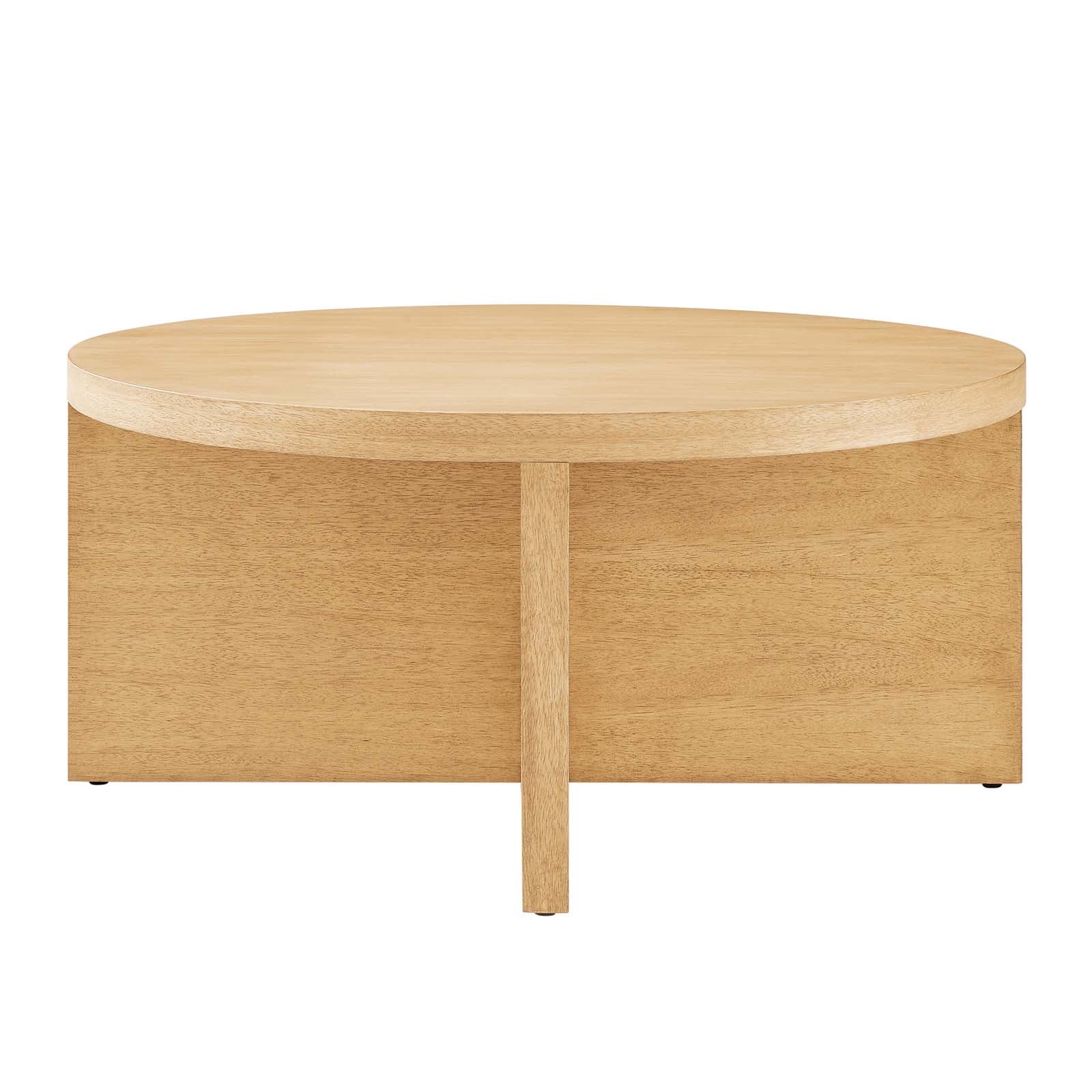 Silas Round Wood Coffee Table By Modway - EEI-6580 - Image 10