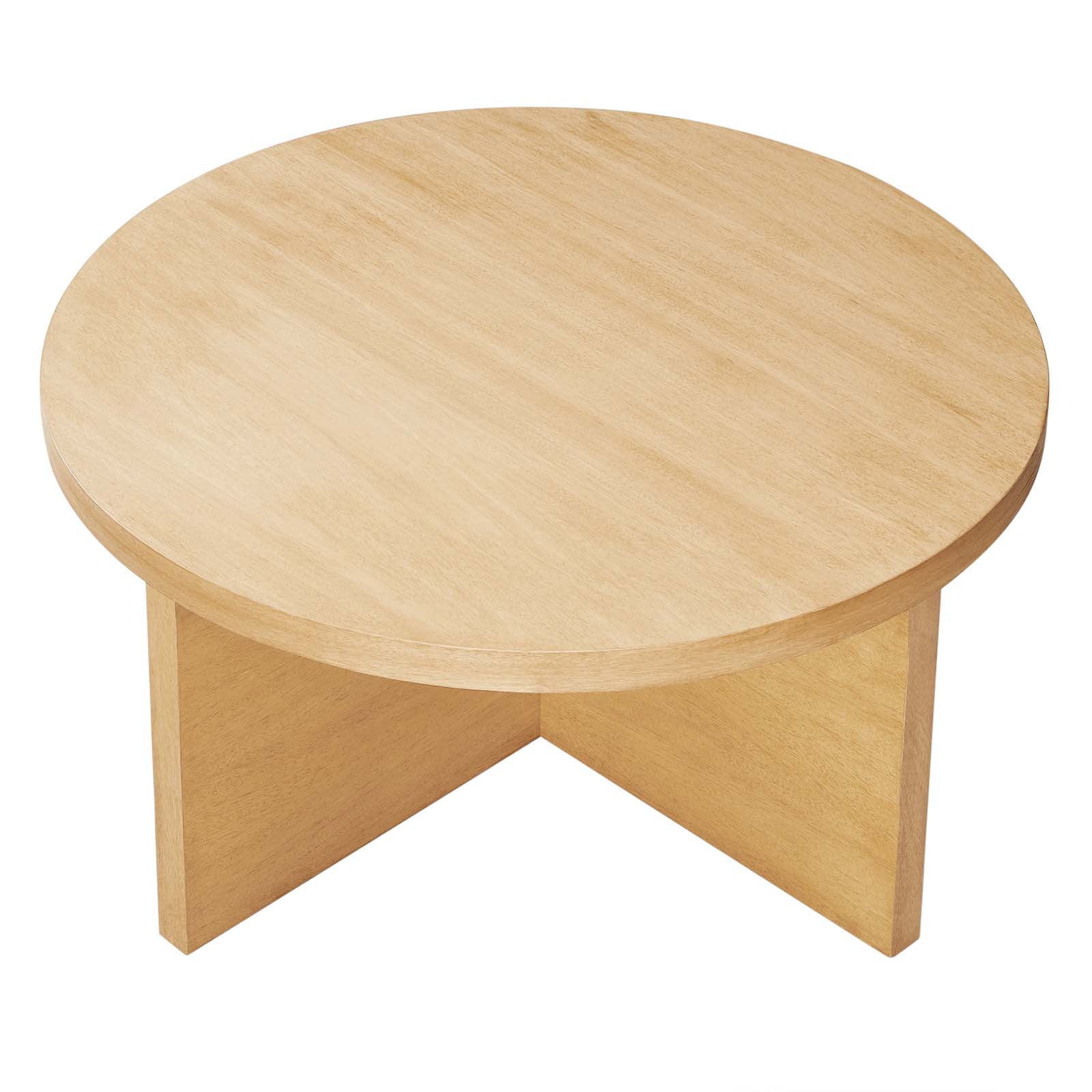 Silas Round Wood Coffee Table By Modway - EEI-6580 - Image 11
