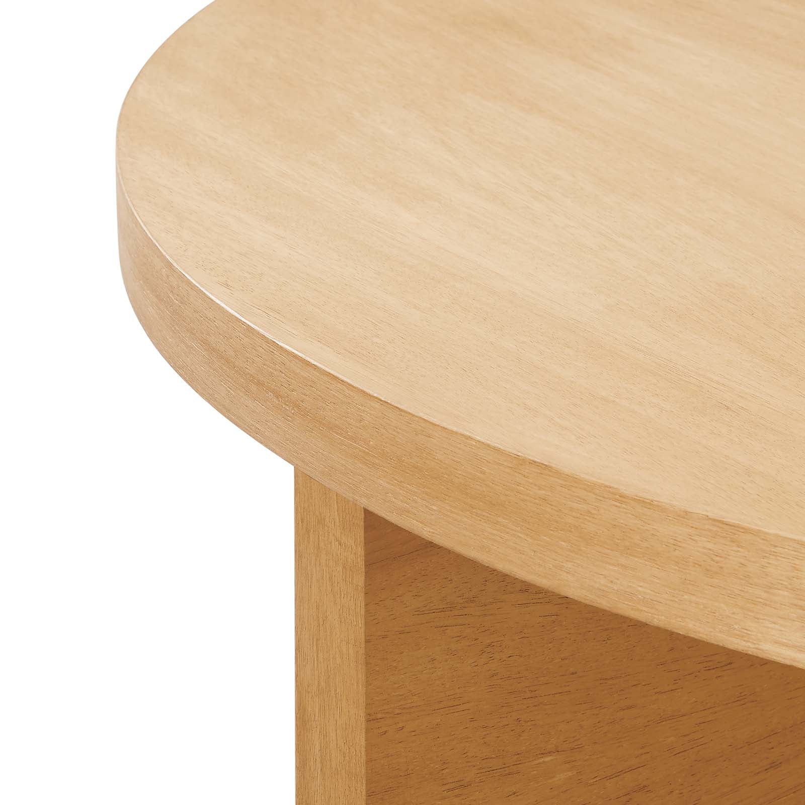Silas Round Wood Coffee Table By Modway - EEI-6580 - Image 12