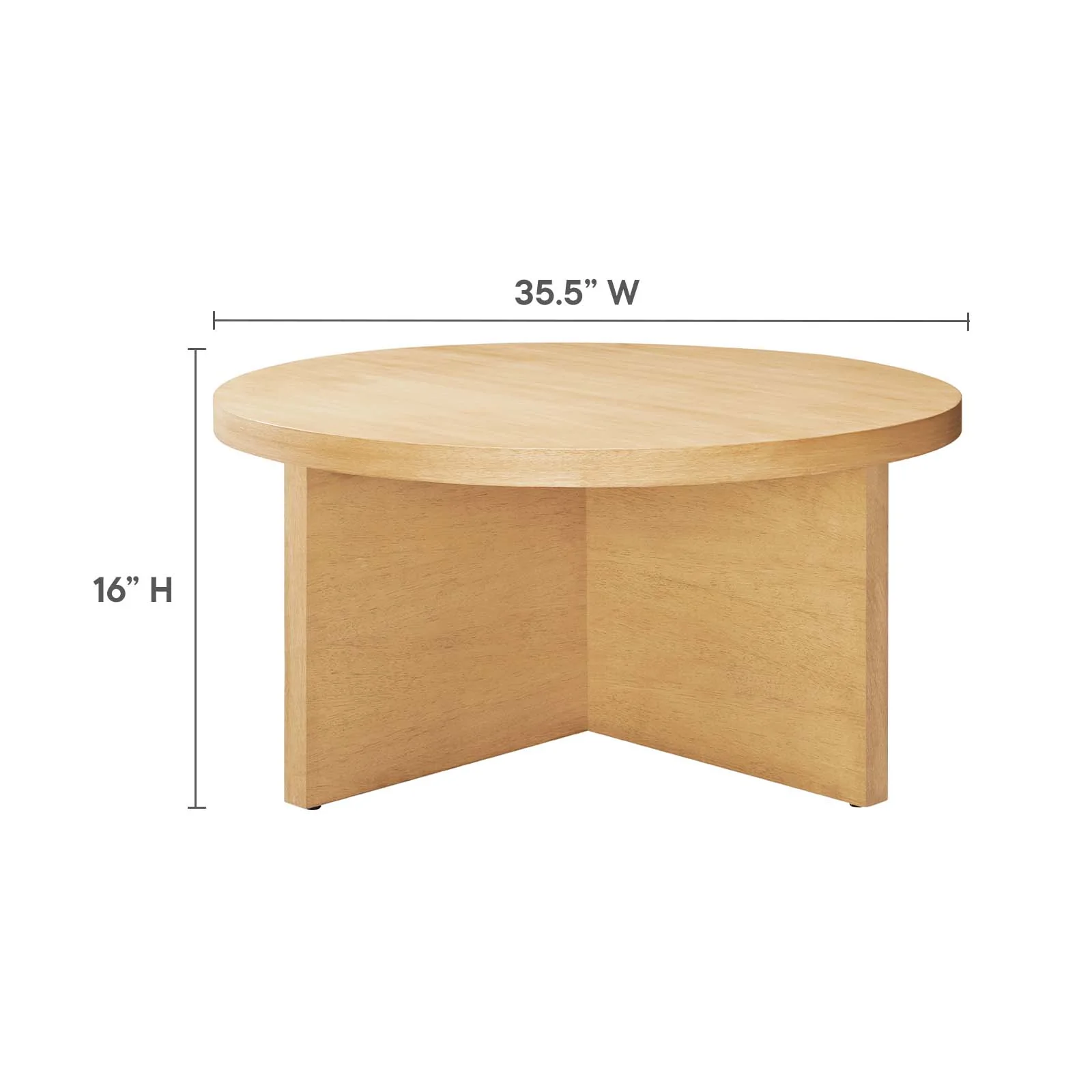 Silas Round Wood Coffee Table By Modway - EEI-6580 - Image 14