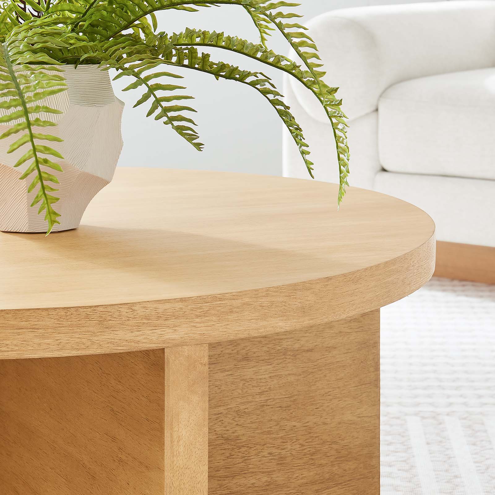 Silas Round Wood Coffee Table By Modway - EEI-6580 - Image 15