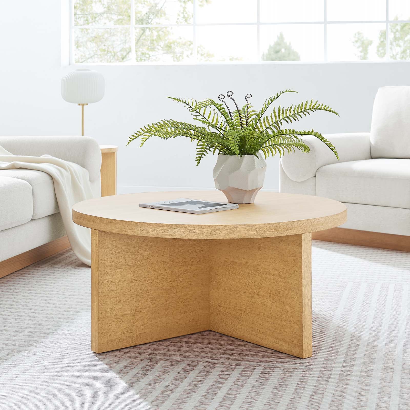 Silas Round Wood Coffee Table By Modway - EEI-6580 - Image 16
