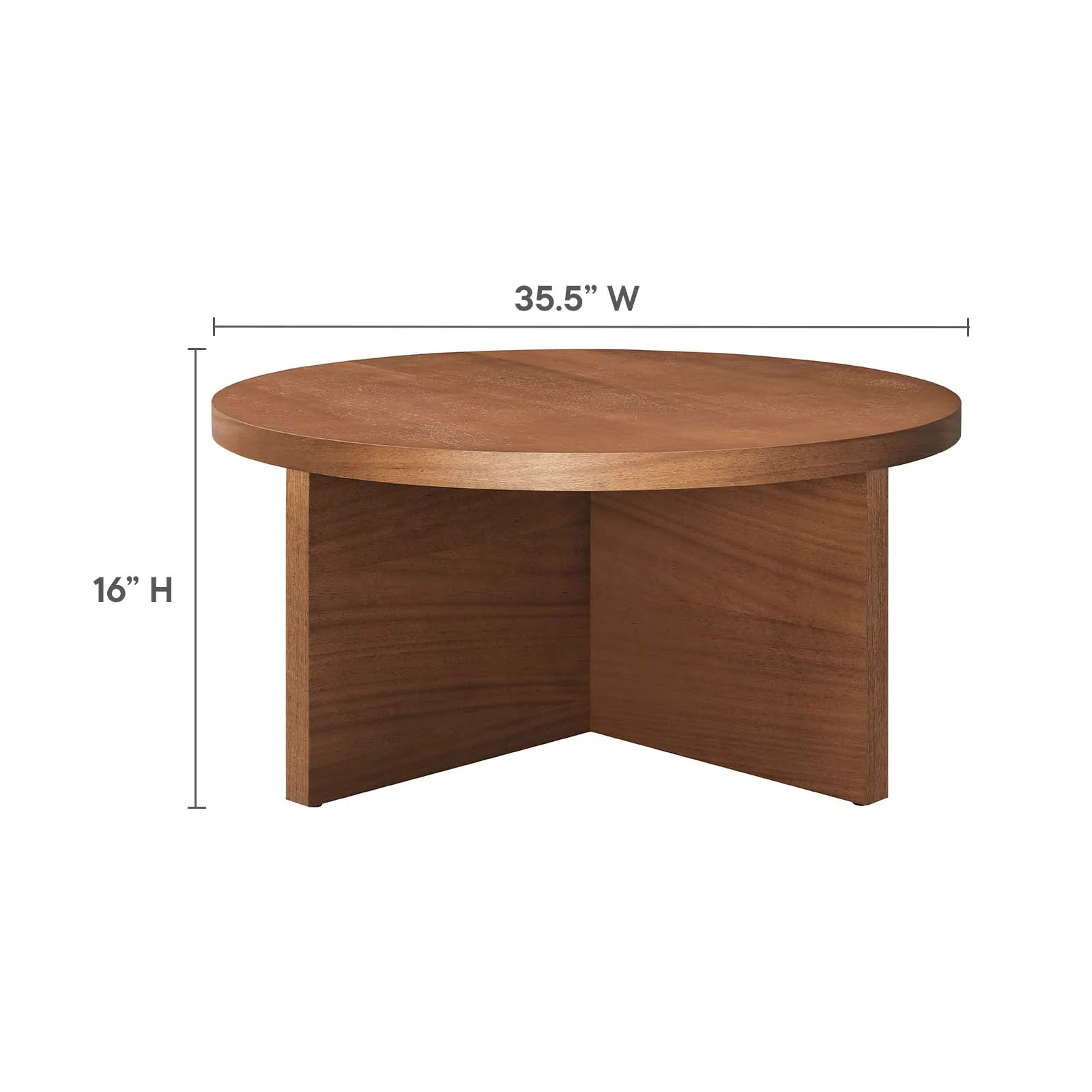 Silas Round Wood Coffee Table By Modway - EEI-6580 - Image 22