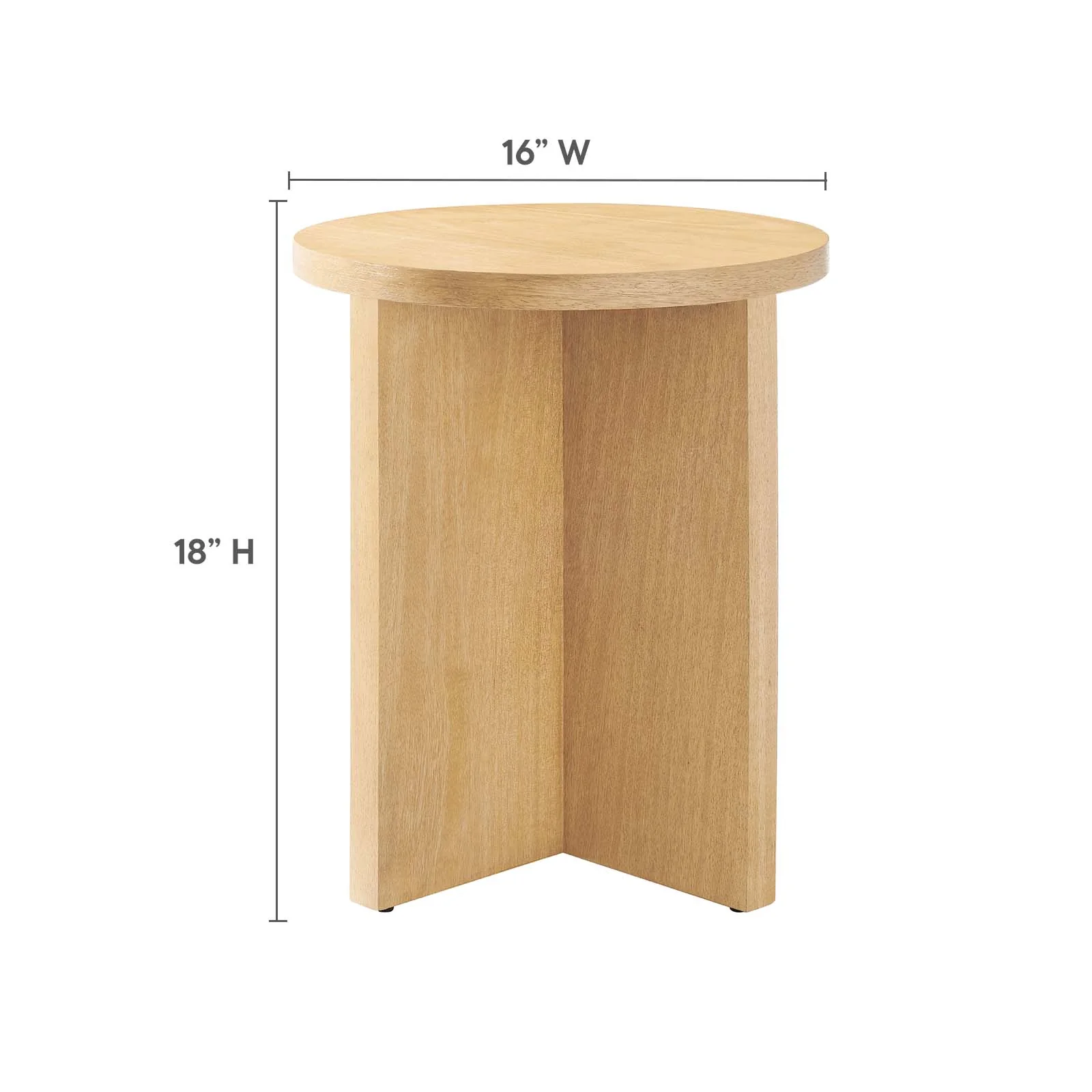 Silas Round Wood Side Table By Modway - EEI-6579 - Image 14
