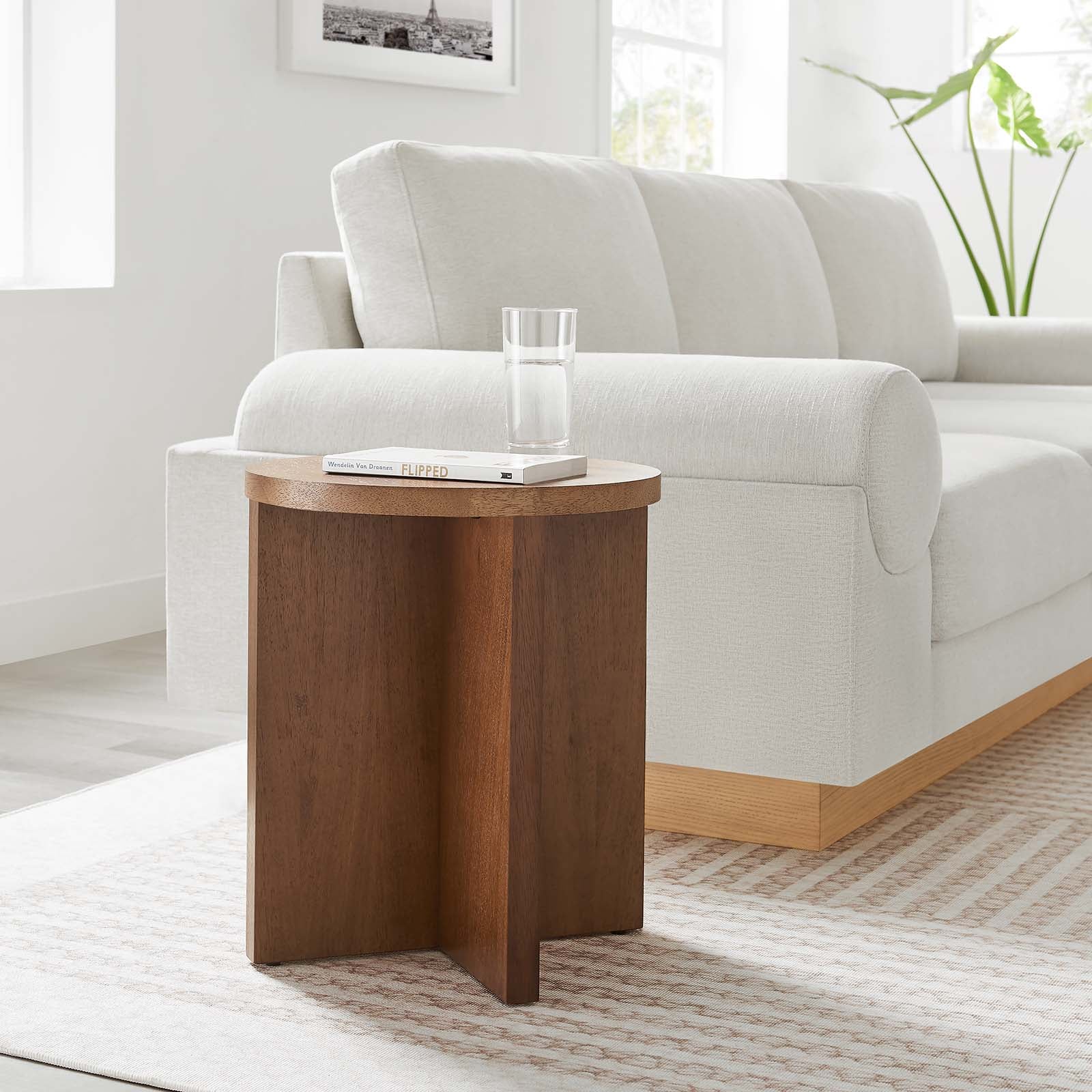 Silas Round Wood Side Table By Modway - EEI-6579 - Image 24