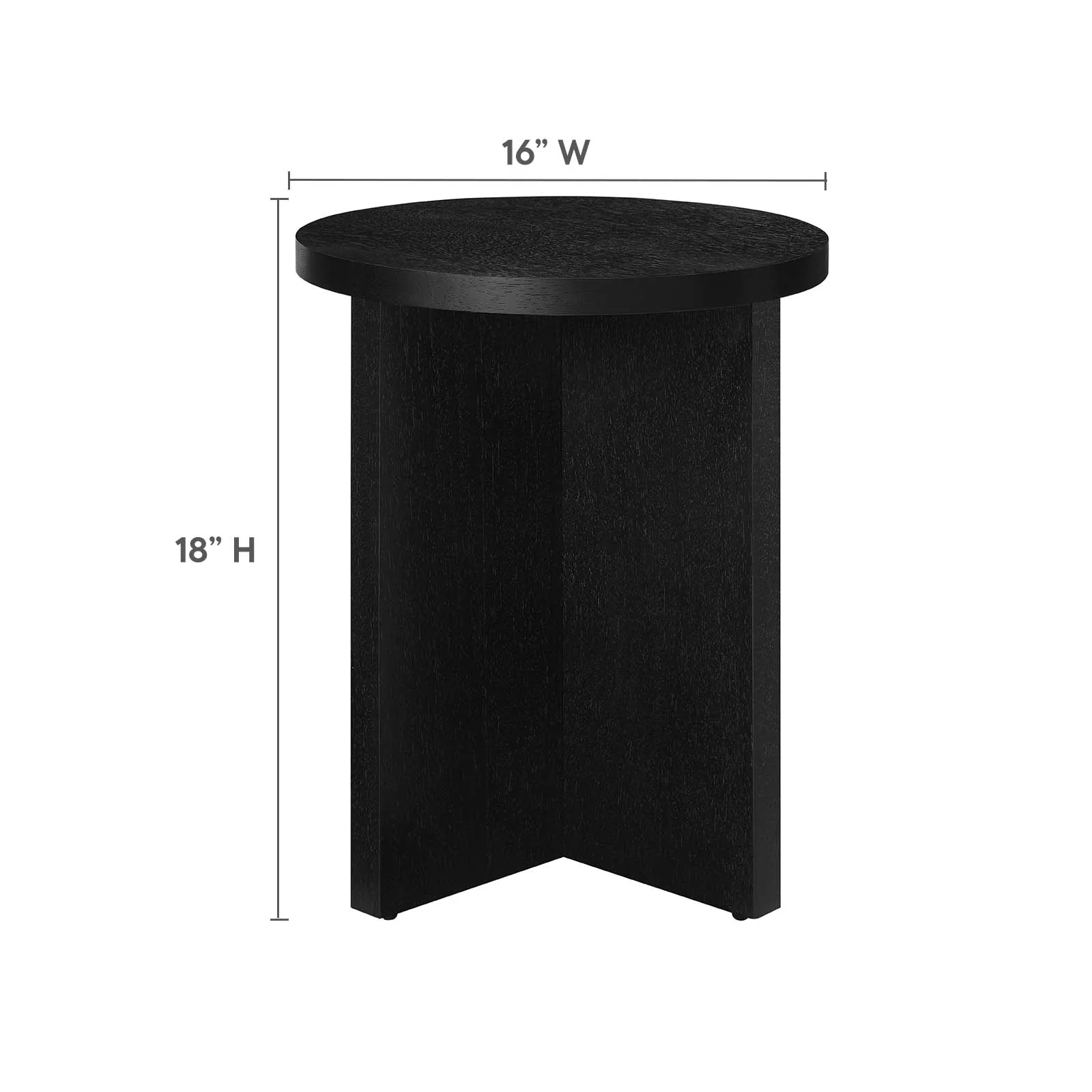 Silas Round Wood Side Table By Modway - EEI-6579 - Image 7