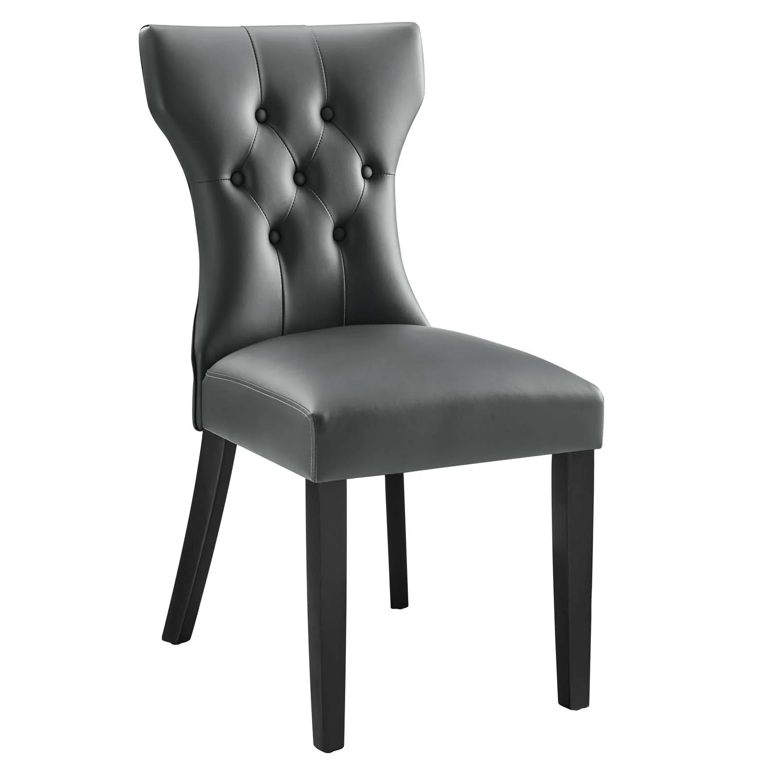 Silhouette Dining Vinyl Side Chair By Modway - EEI-812 - Image 2