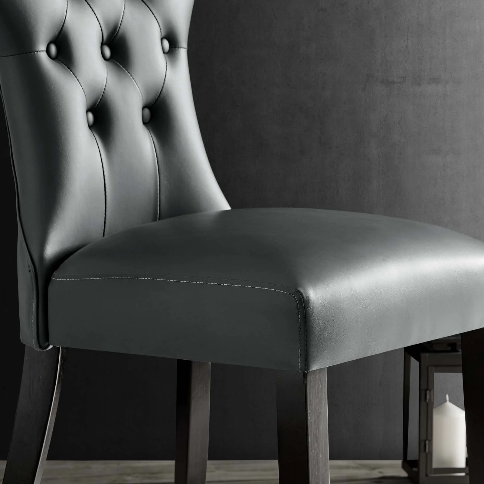 Silhouette Dining Vinyl Side Chair By Modway - EEI-812 - Image 8