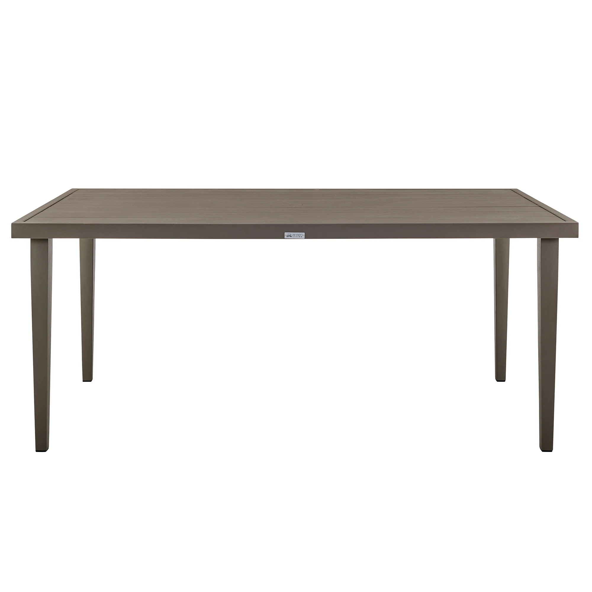 Silvana 7 Piece Gray Aluminum Outdoor Dining Set with Gray Fabric By Armen Living - Image 5