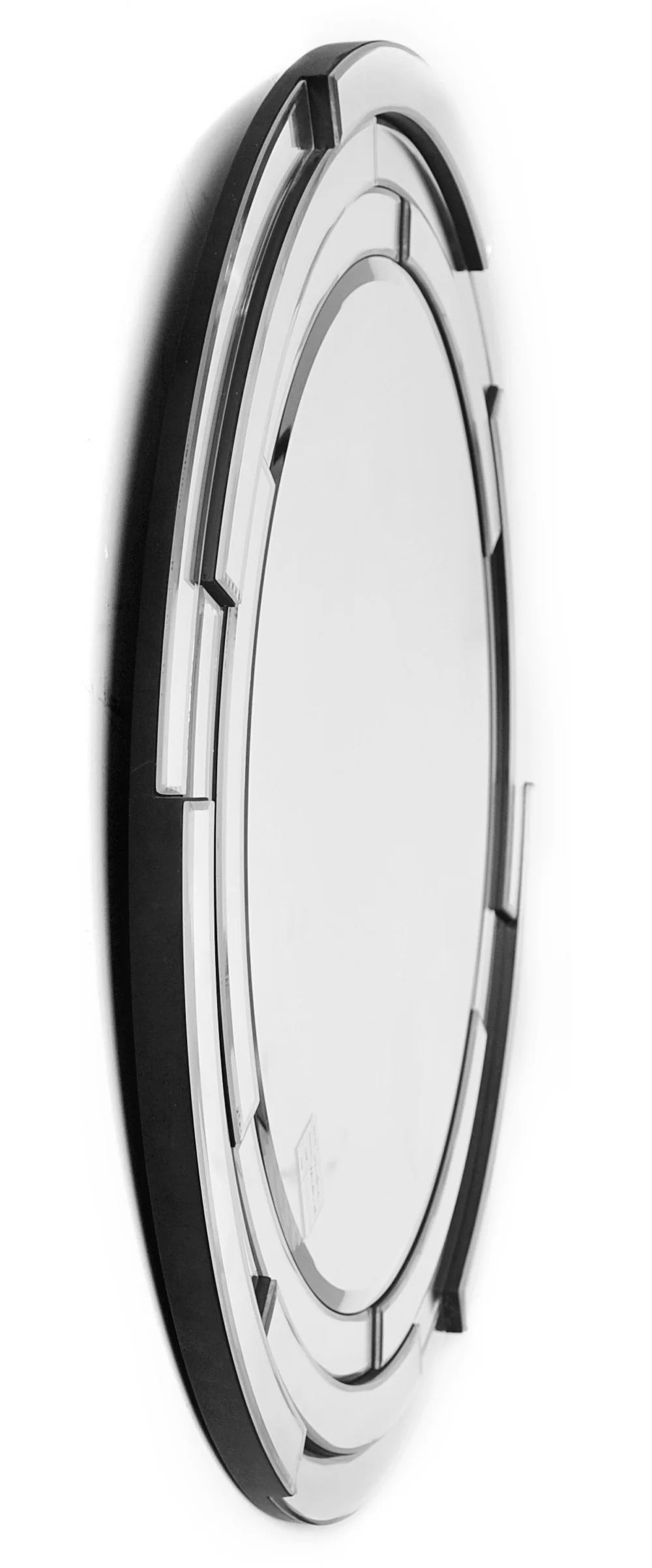 Silver 3D Framed Mirror By Homeroots - Image 7