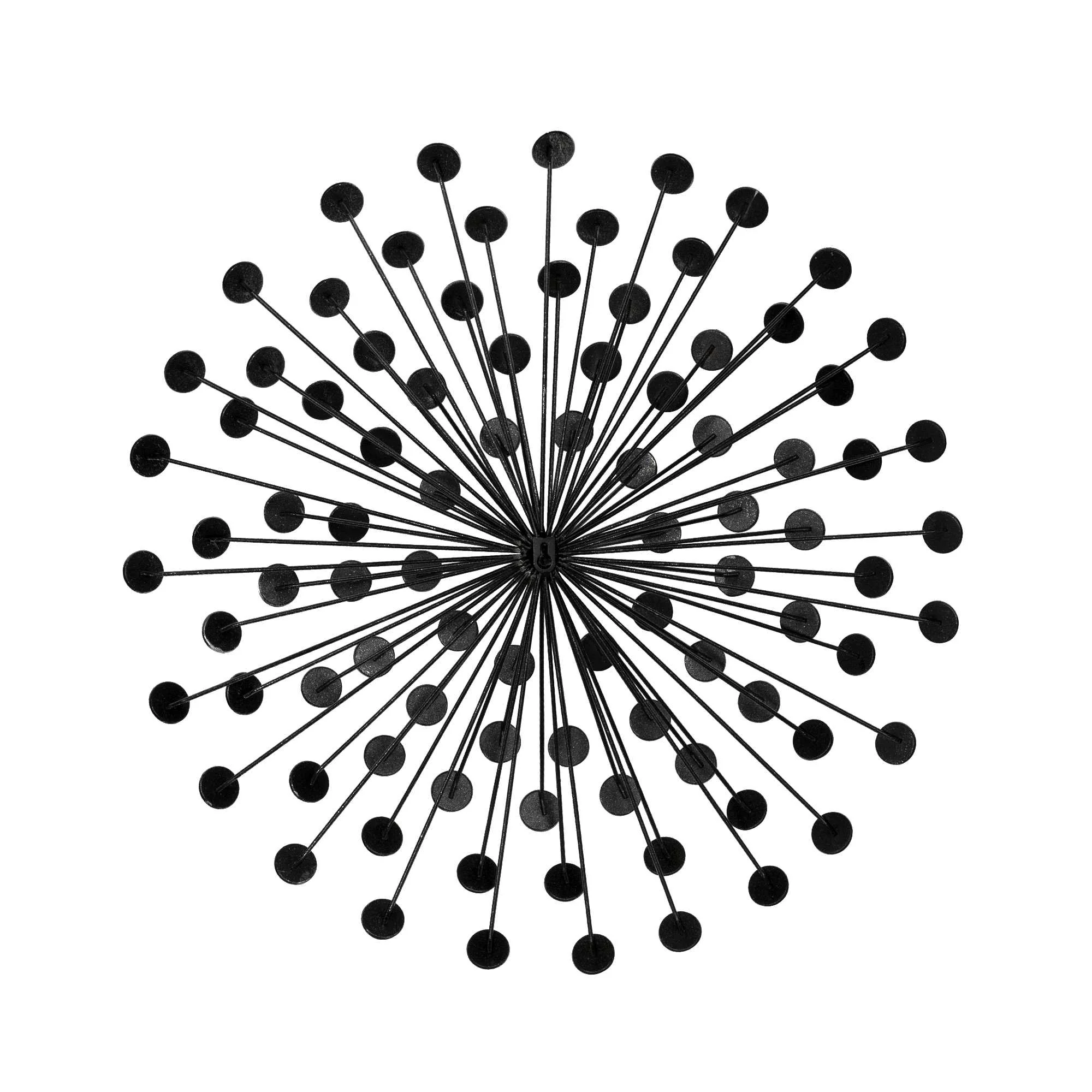 Silver Acrylic Burst Metal Wall Decor By Homeroots - Image 4