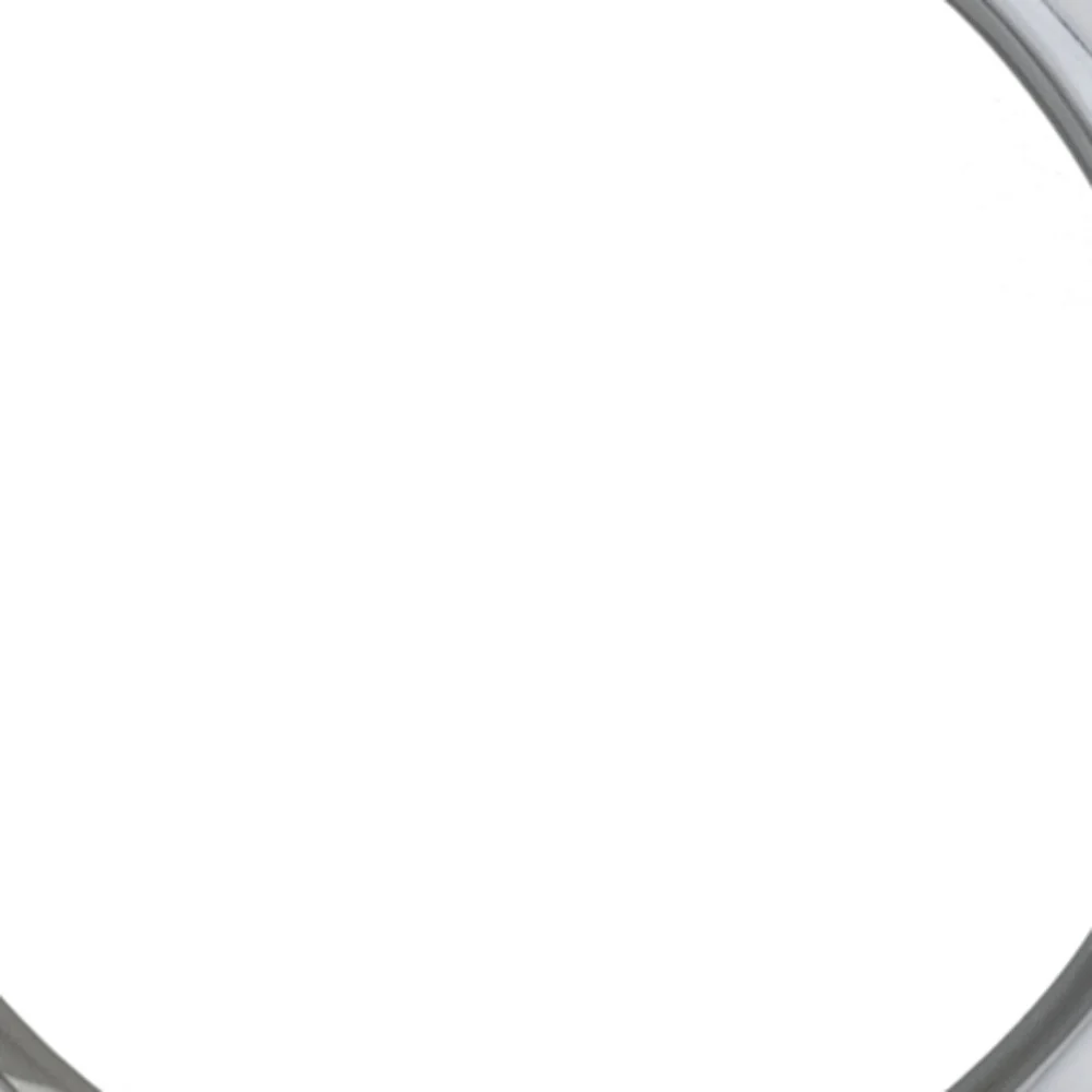 Silver Aluminum Ring Large Hoop Vase By Homeroots - Image 5