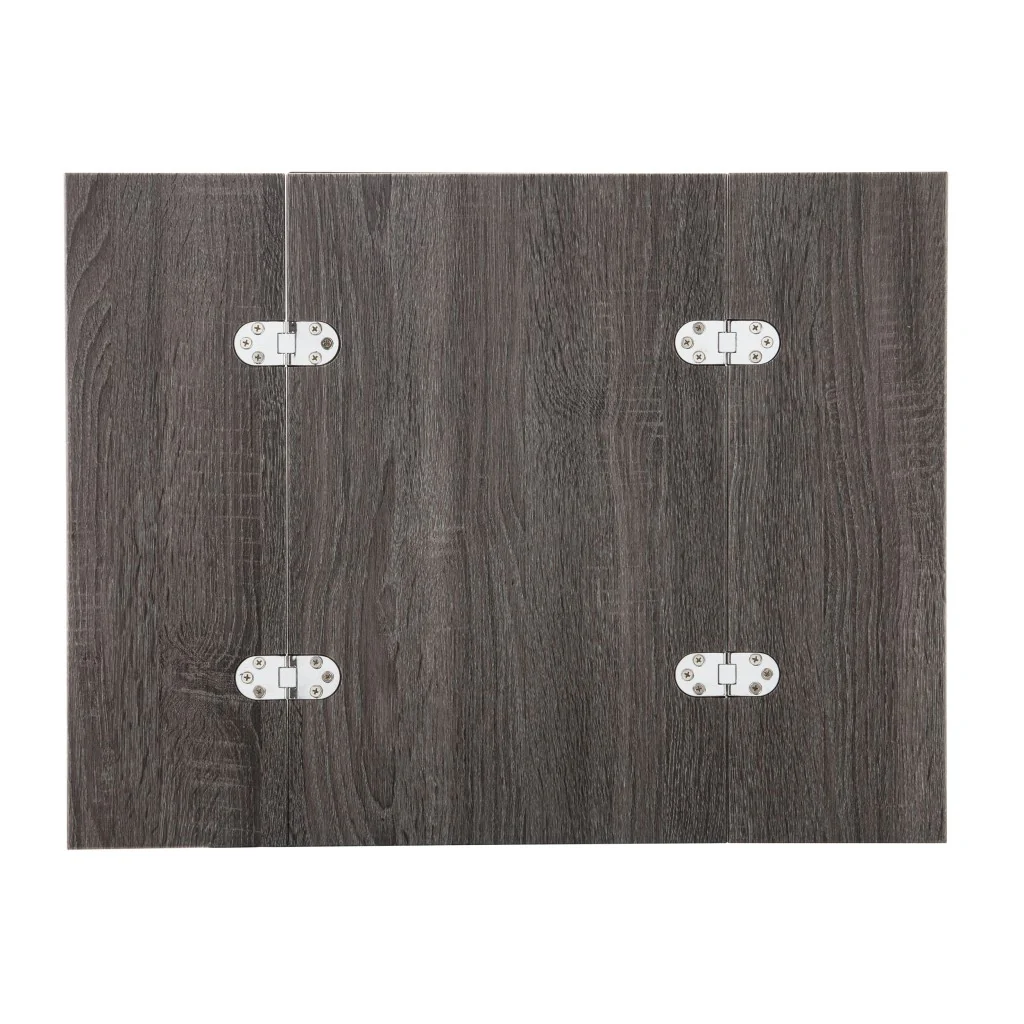 Silver And Gray Expandable Rectangular End Table By Homeroots - Image 6