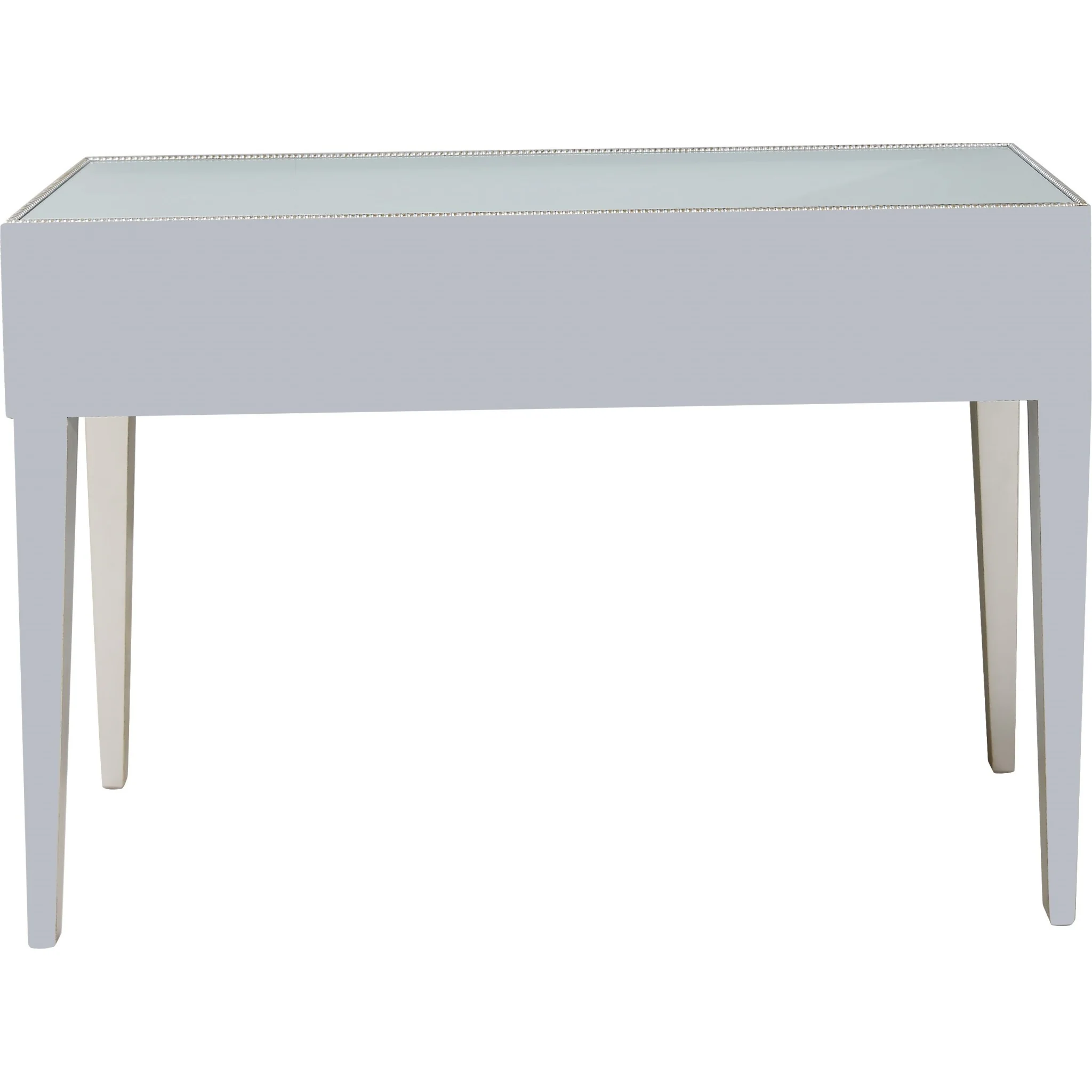 Silver Beaded Console Table By Homeroots - Image 7