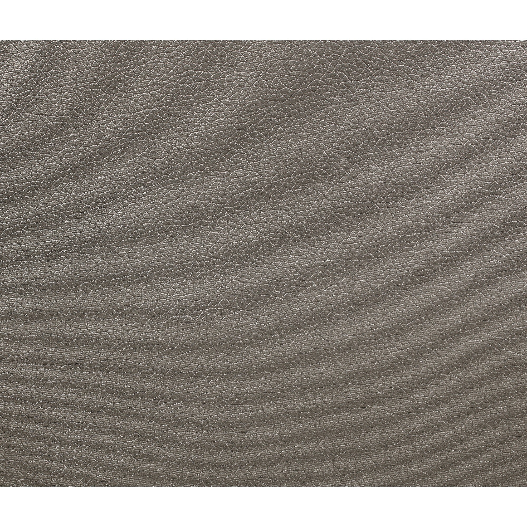 Silver Champagne Tone King Bed Padded Headboard Padded Footboard Mirror Trim Accents By Homeroots - Image 4