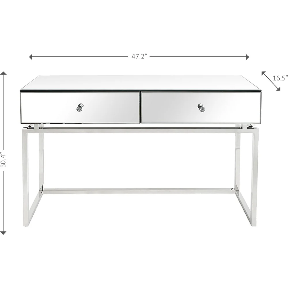 Silver Chic Console Table By Homeroots - Image 3