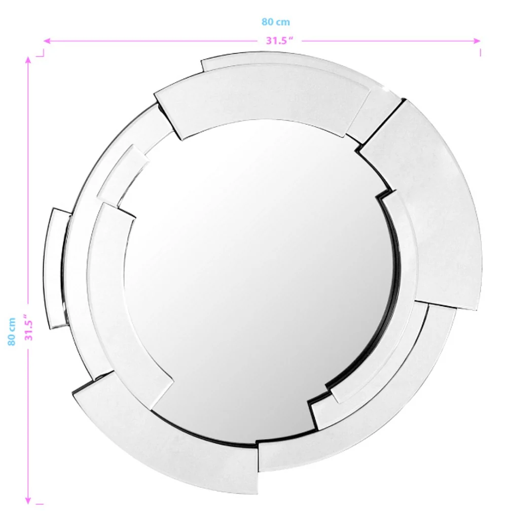 Silver Expanse Wall Mirror By Homeroots - Image 3