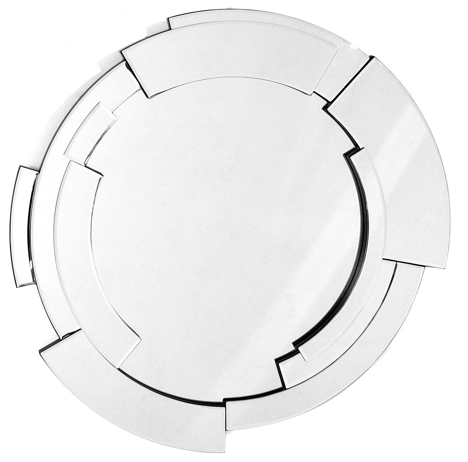 Silver Expanse Wall Mirror By Homeroots - Image 4