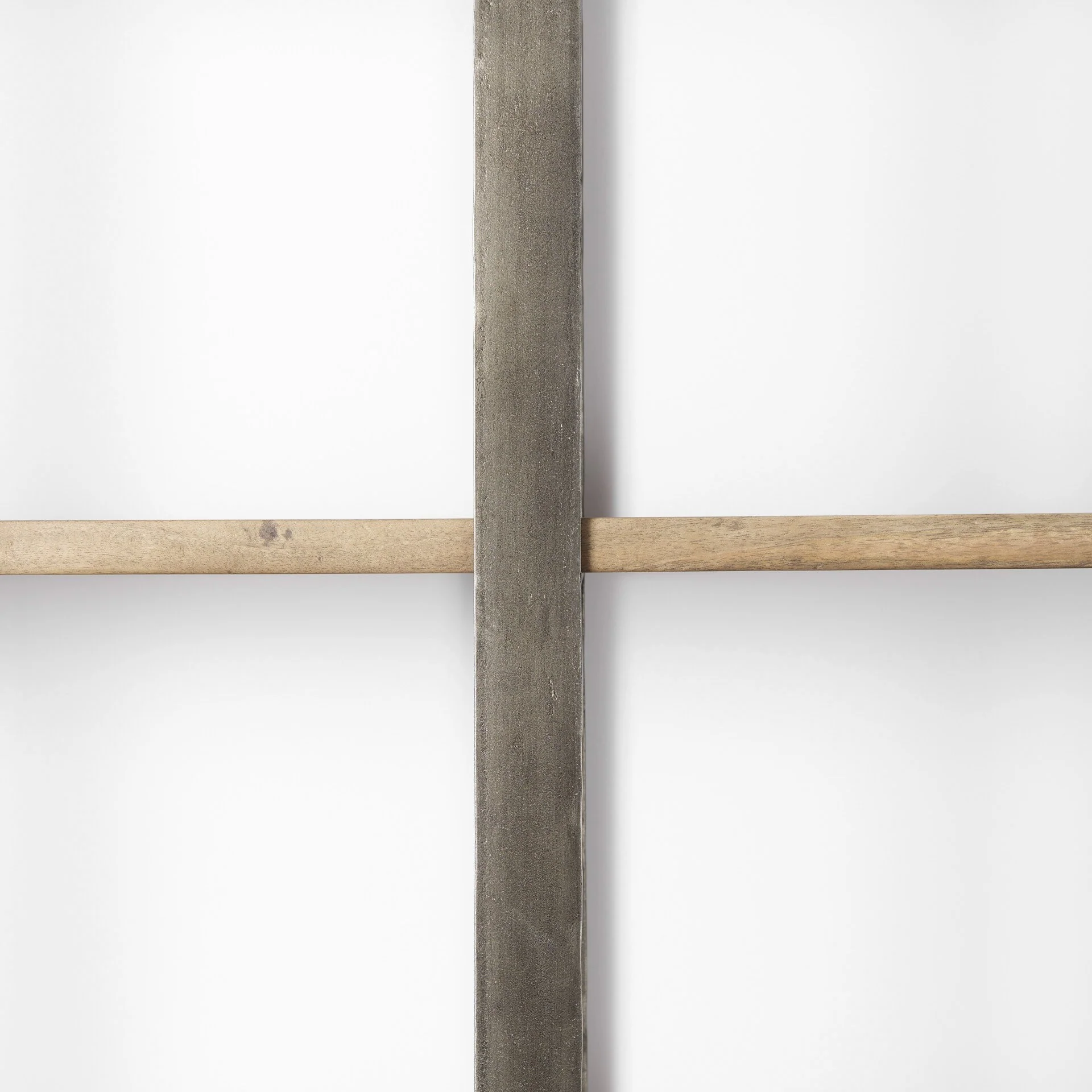 Silver Iron Framed Wooden Shelving Unit By Homeroots - Image 8