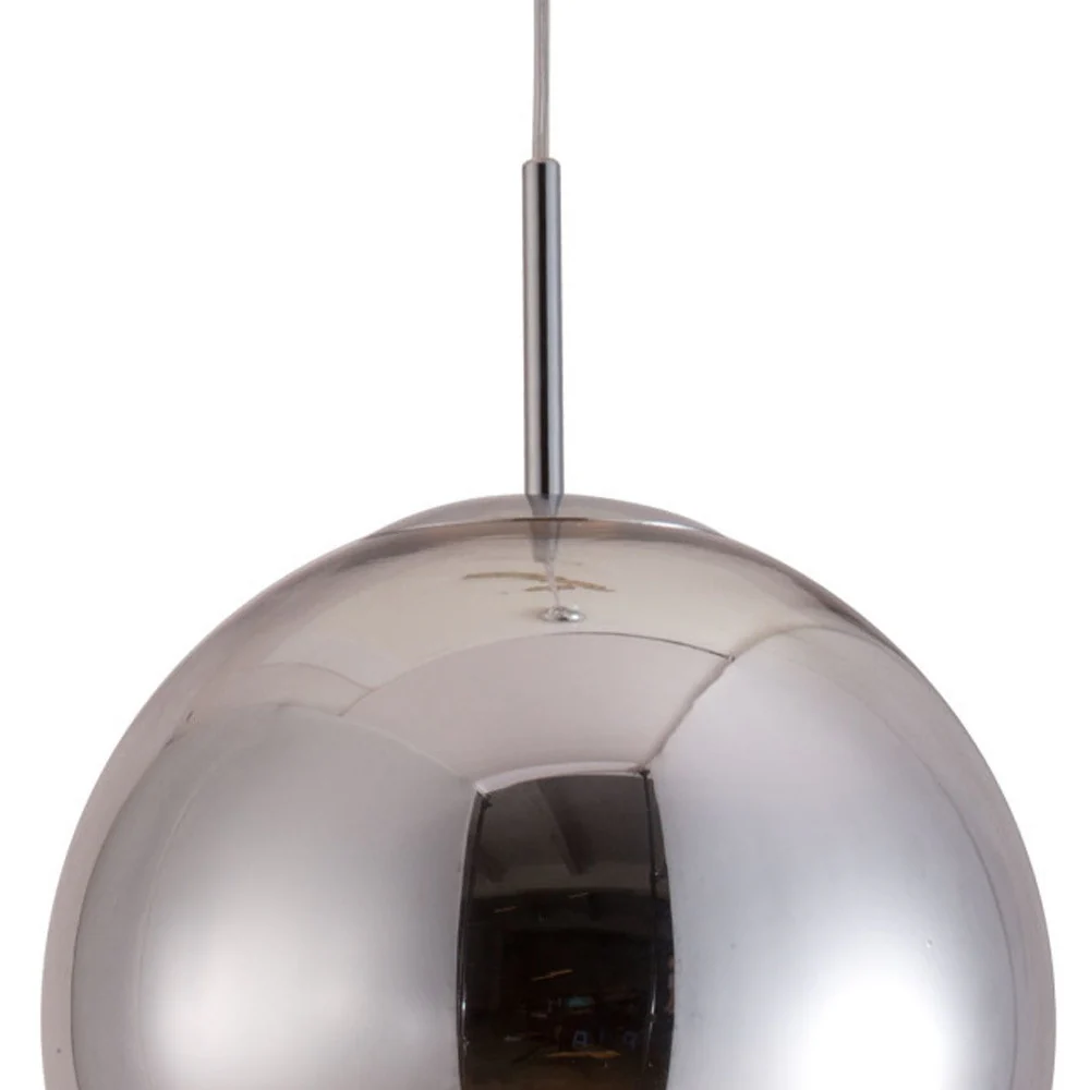 Silver Lantern Metal Dimmable Ceiling Light By Homeroots - Image 5