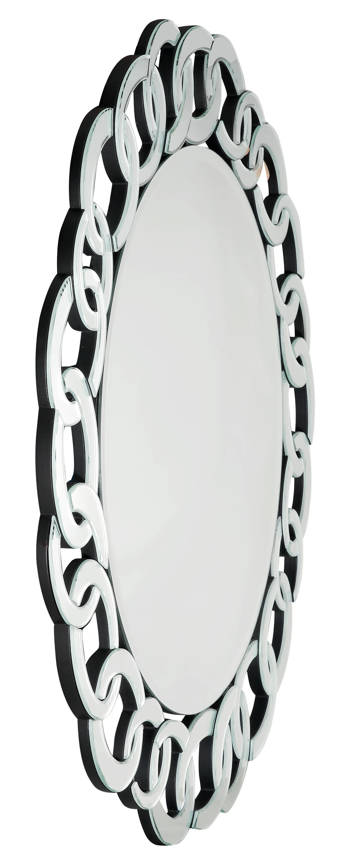 Silver Linked Mirror By Homeroots - Image 5