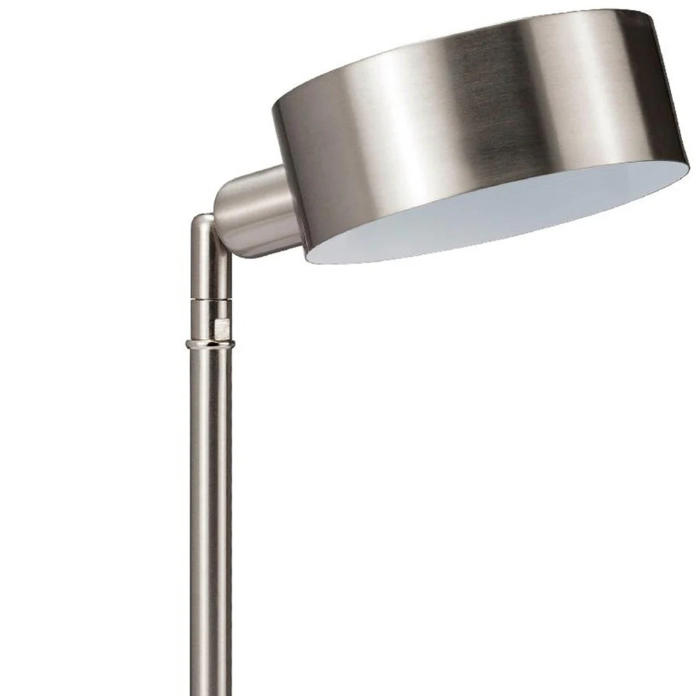 Silver Metal LED Table Lamp By Homeroots - Image 5
