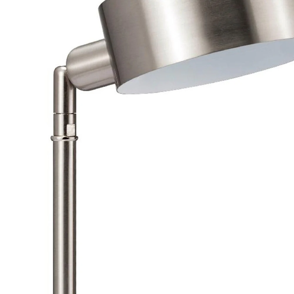 Silver Metal LED Table Lamp By Homeroots - Image 6