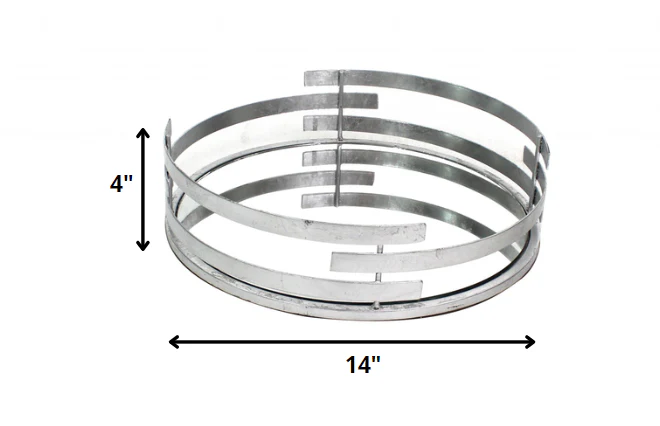 Silver Minimalist Line Mirror Tray By Homeroots - Image 2