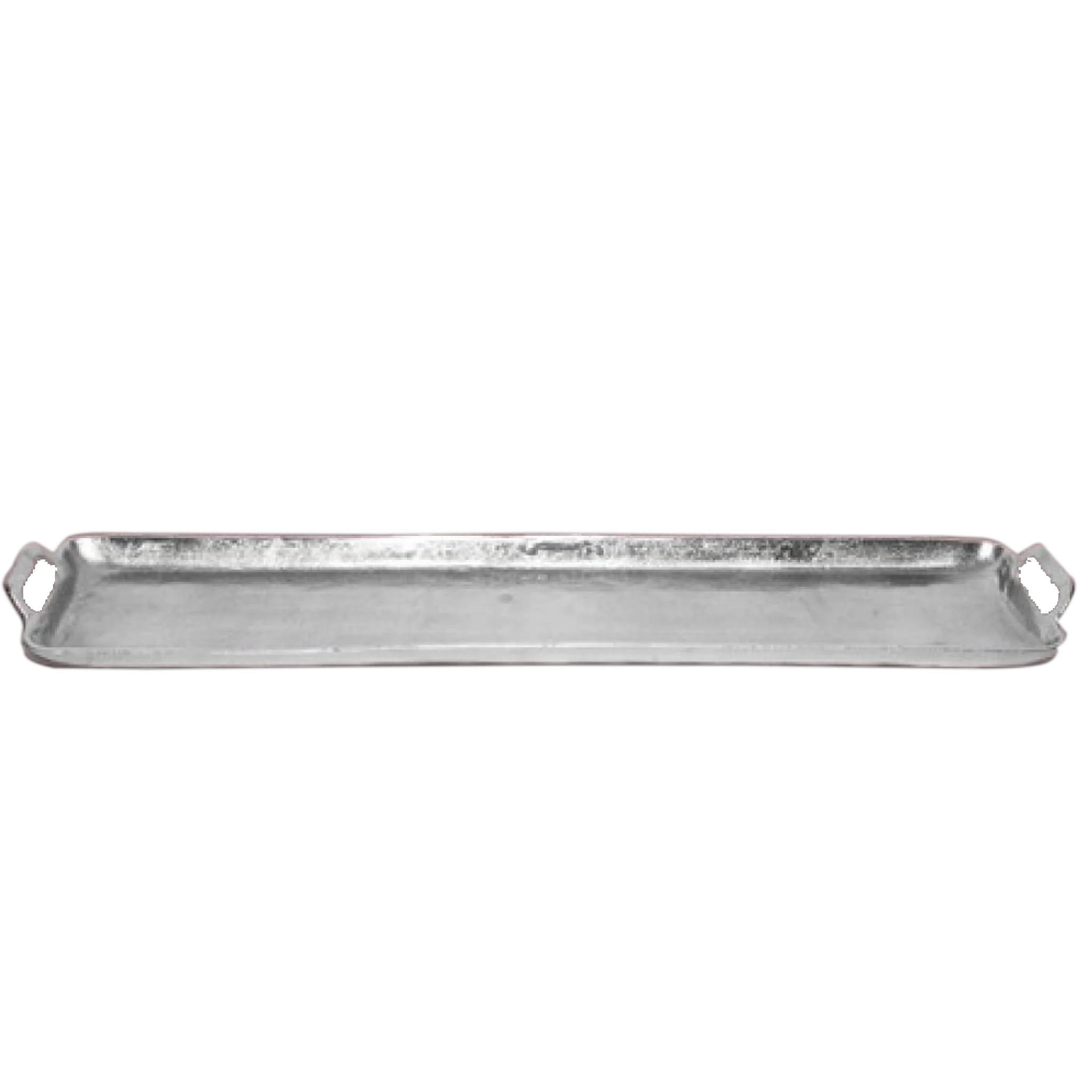 Silver Polished Long Serving Tray By Homeroots - Image 2