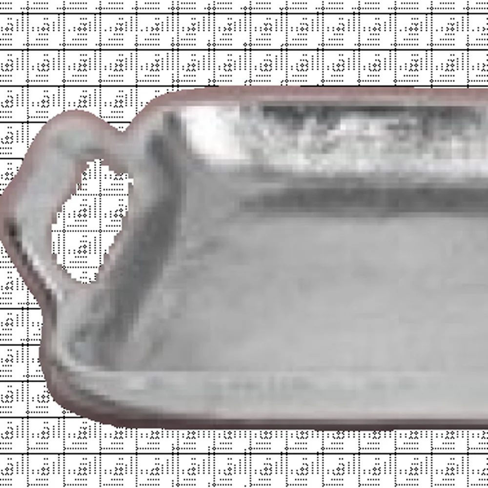 Silver Polished Long Serving Tray By Homeroots - Image 5