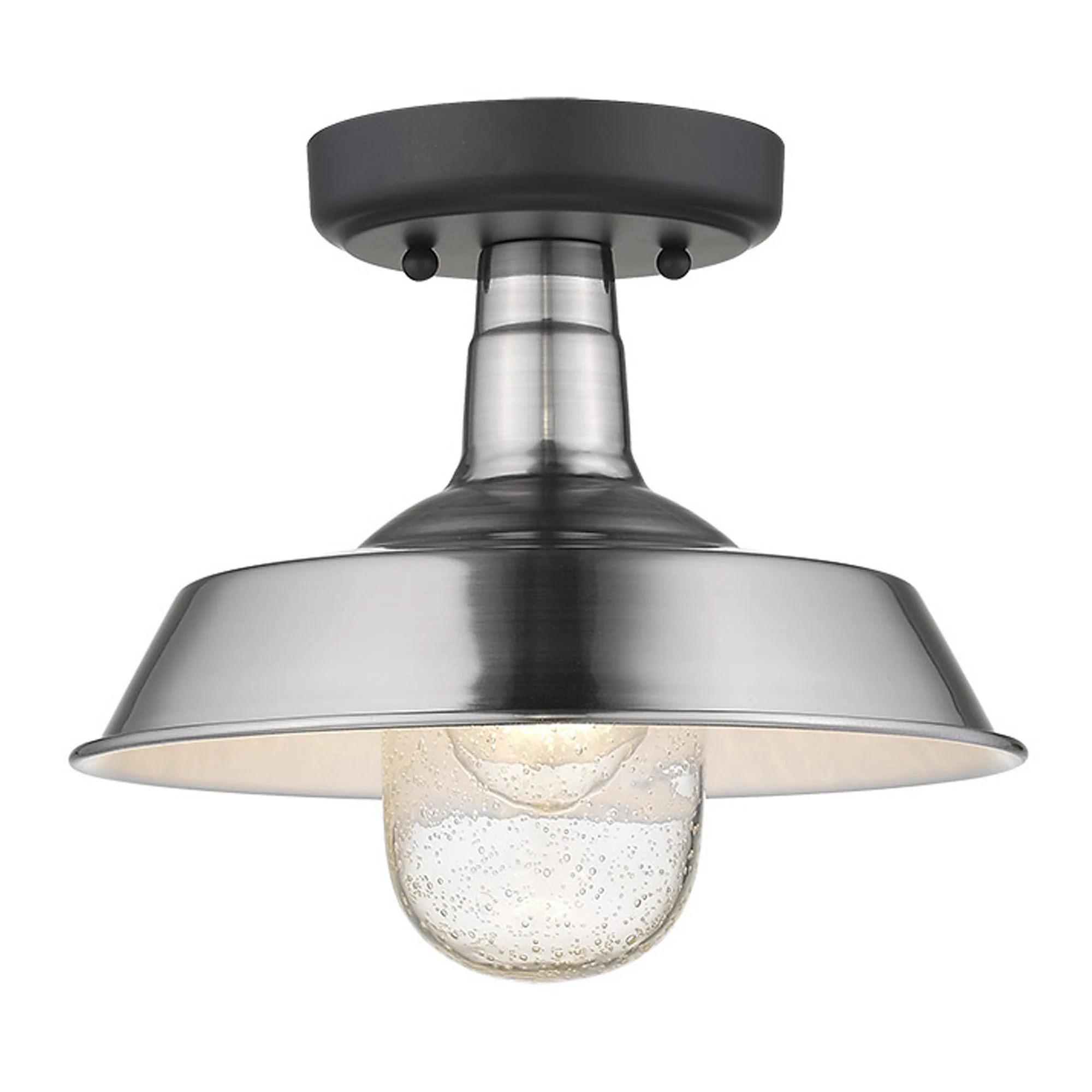Silver Shallow Plate Adjustable Pendant Light By Homeroots - Image 5