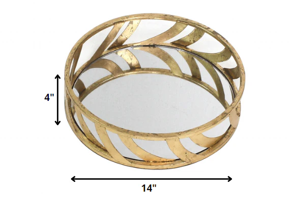 Silver Streamline Mirror Tray By Homeroots - Image 7