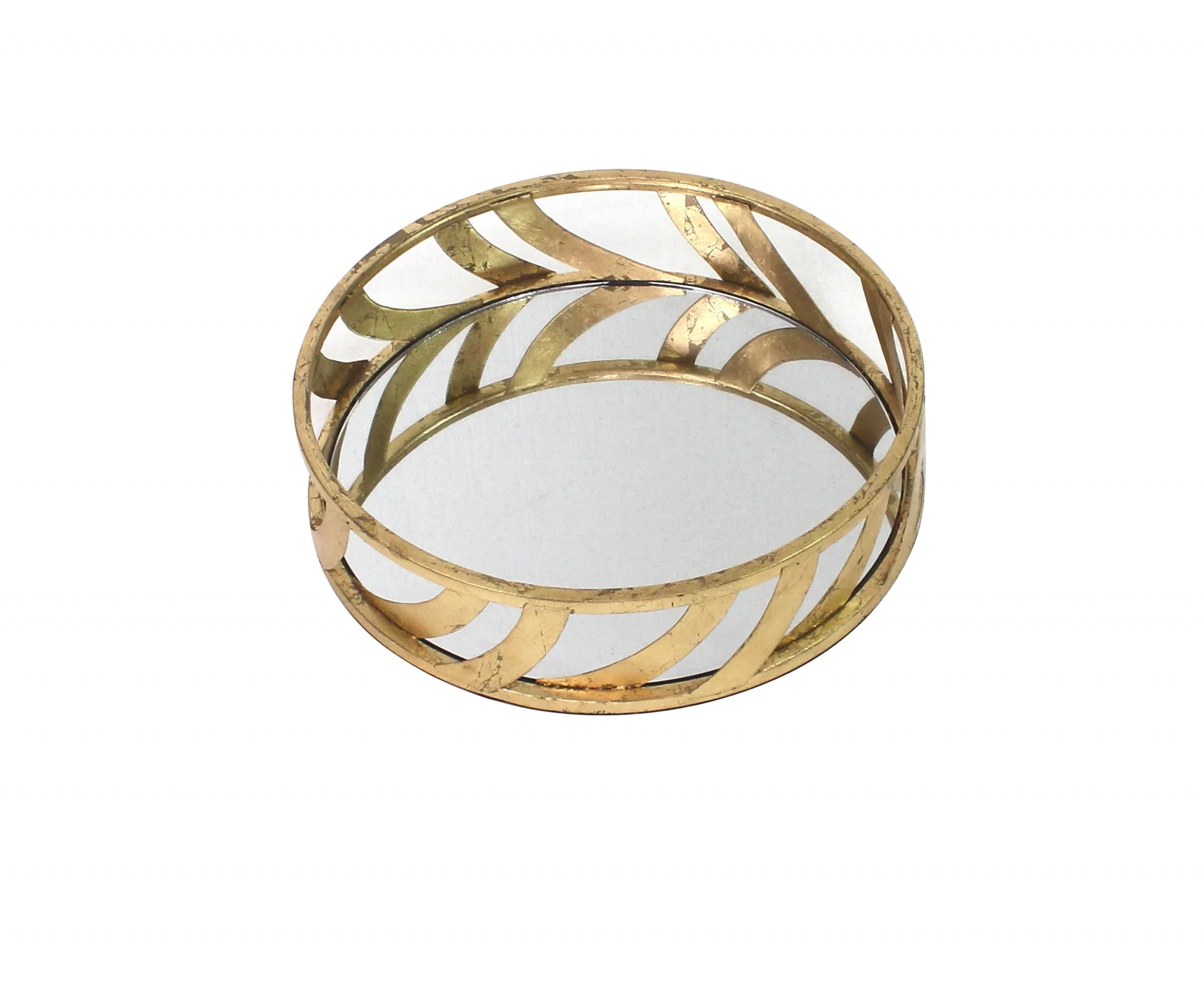 Silver Streamline Mirror Tray By Homeroots - Image 8