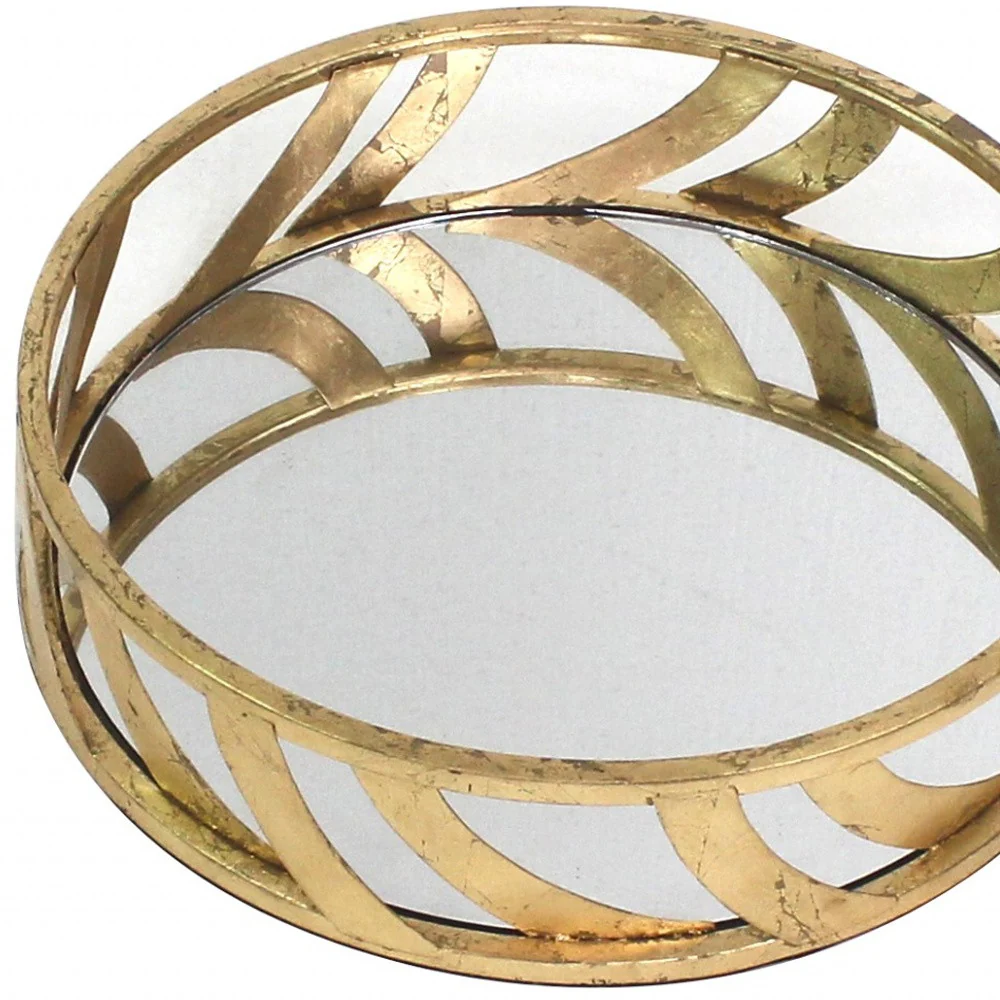 Silver Streamline Mirror Tray By Homeroots - Image 9