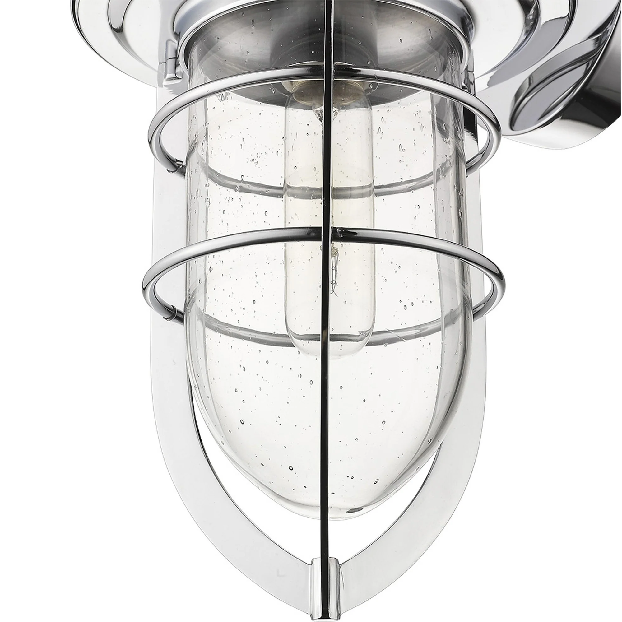 Silver Teardrop Shape Wall Sconce By Homeroots - Image 6