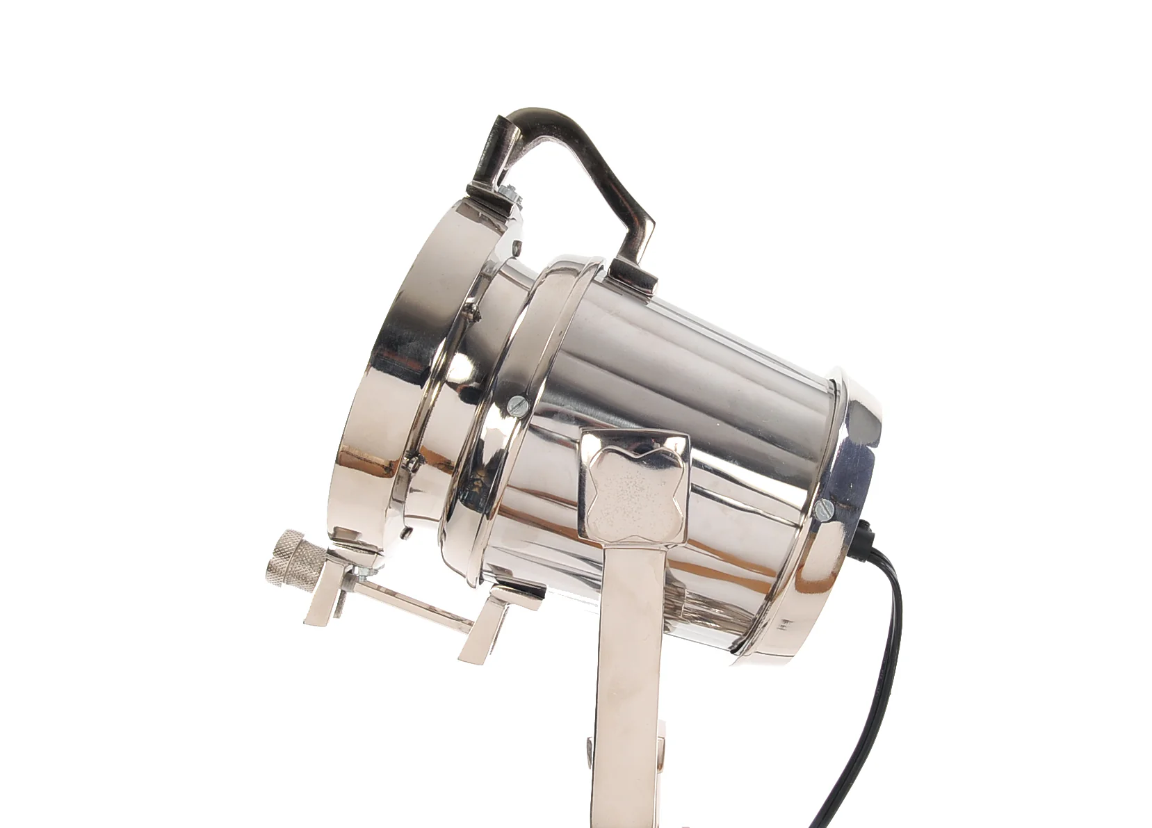 Silver Tripod With Metal Novelty Shade By Homeroots - Image 6