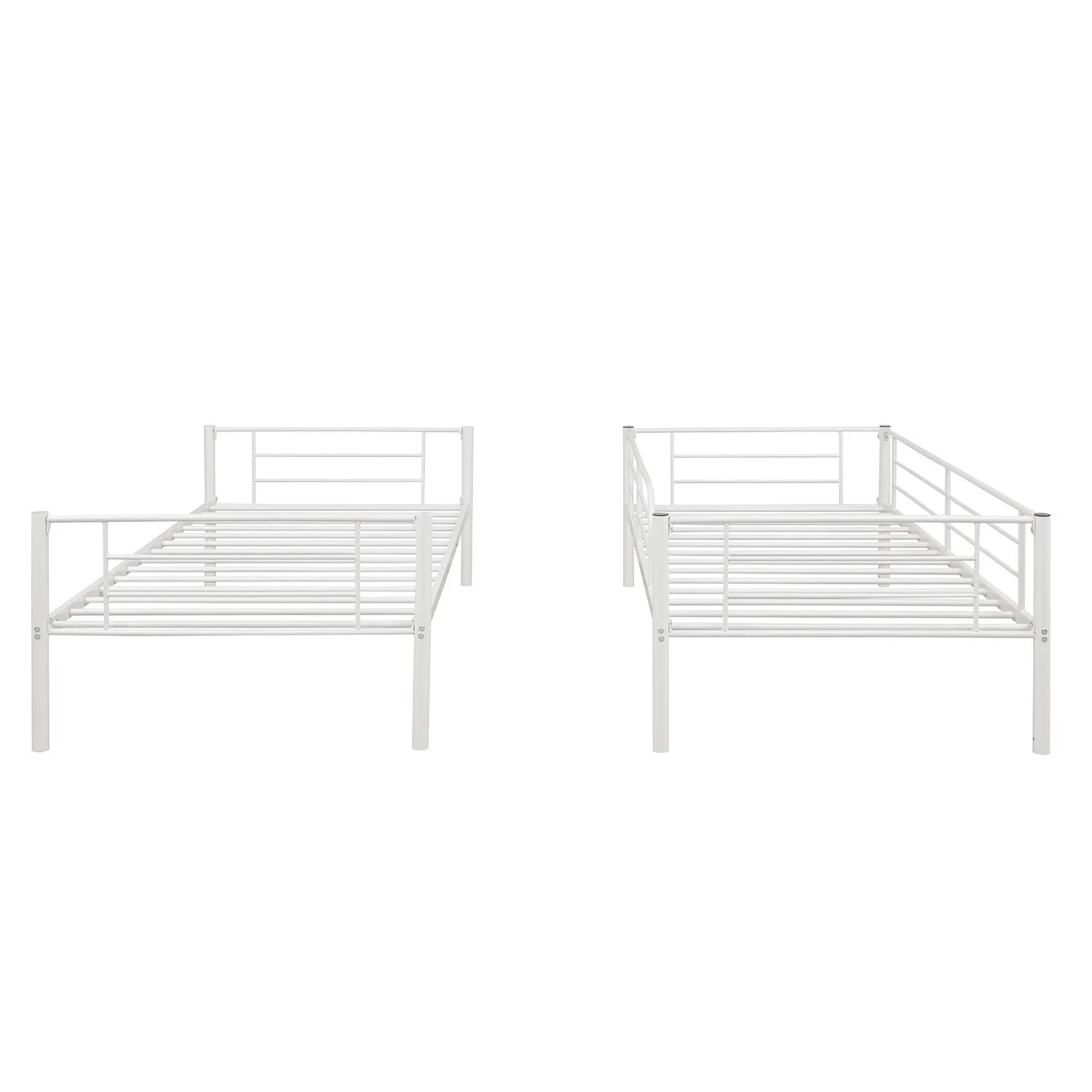 Silver Twin Over Twin Separable Bunk Bed By Homeroots - Image 14