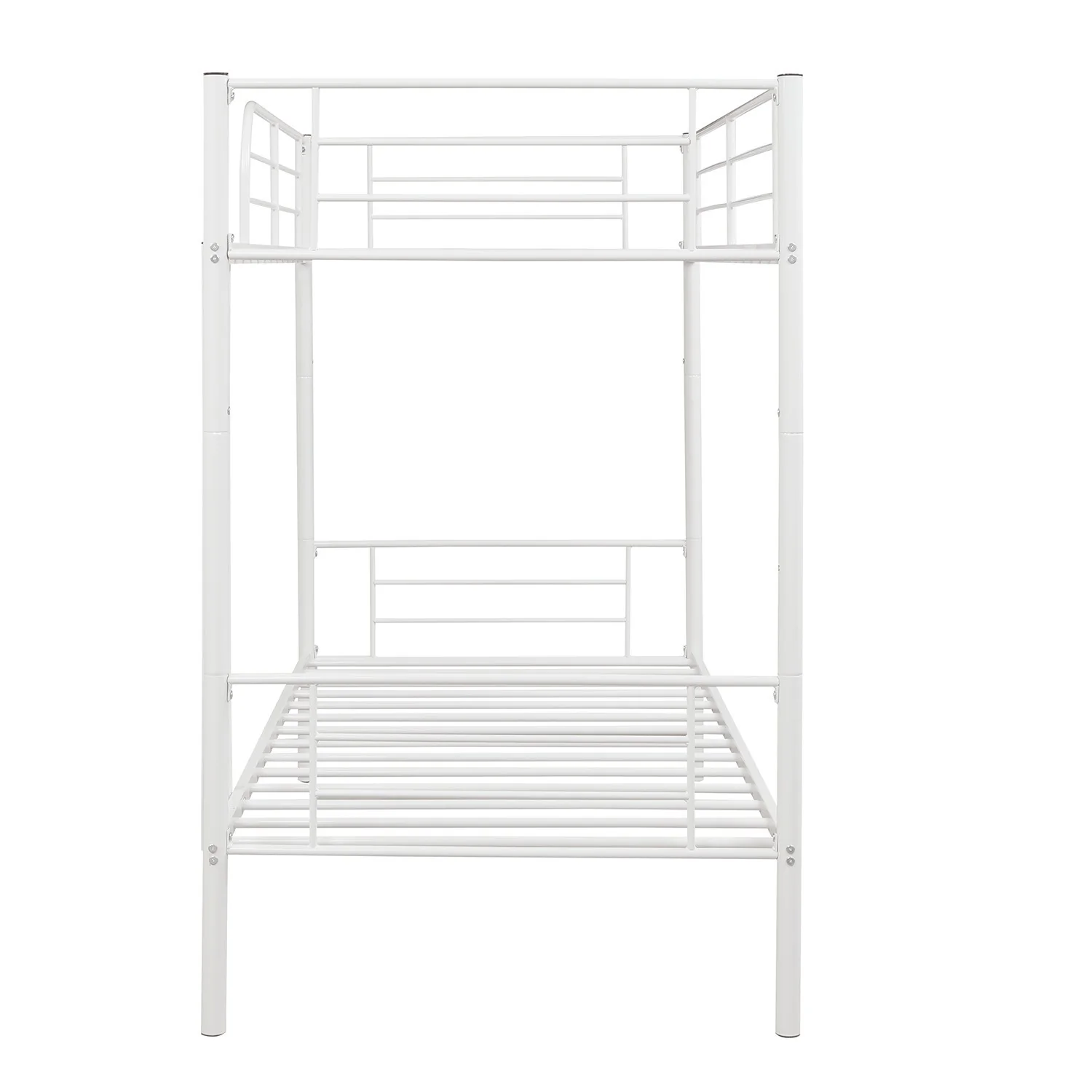 Silver Twin Over Twin Separable Bunk Bed By Homeroots - Image 16