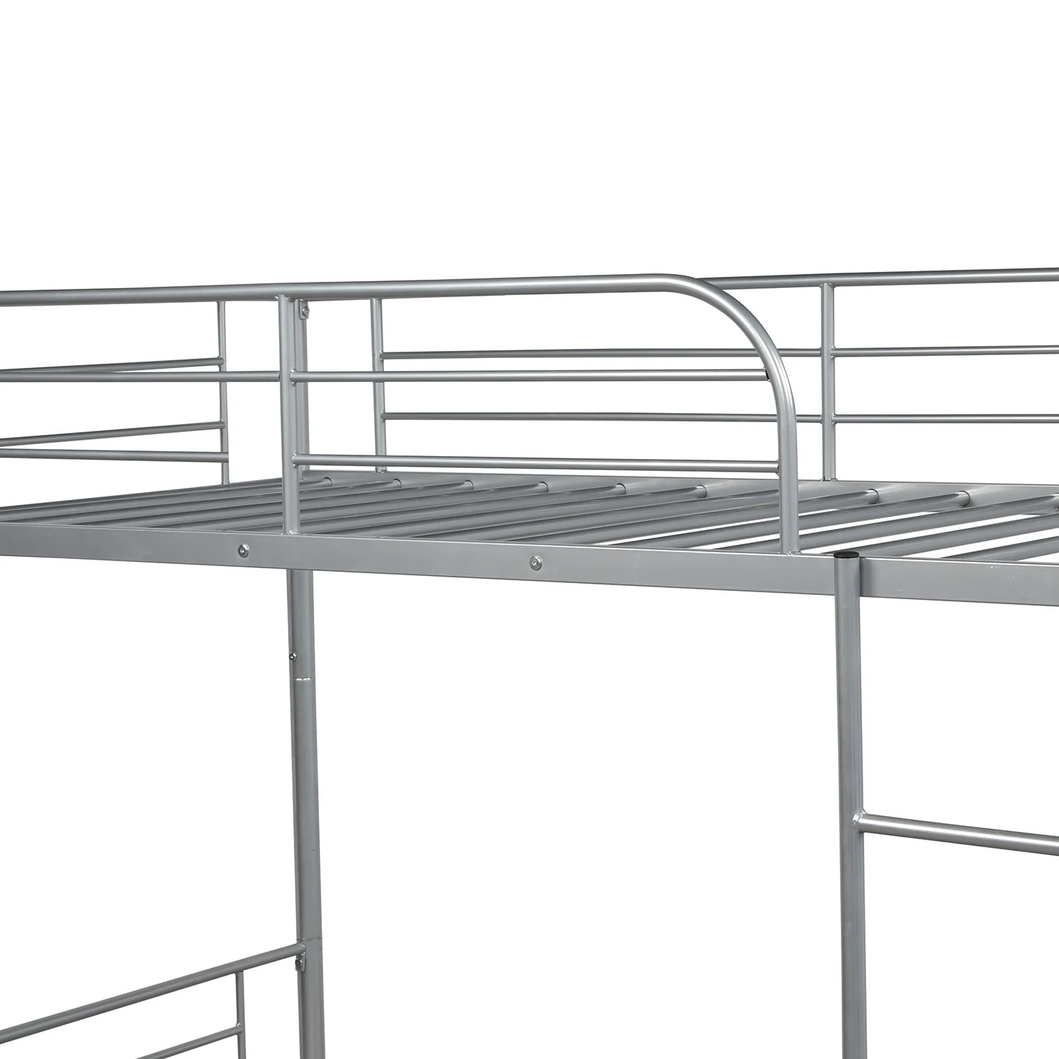 Silver Twin Over Twin Separable Bunk Bed By Homeroots - Image 5