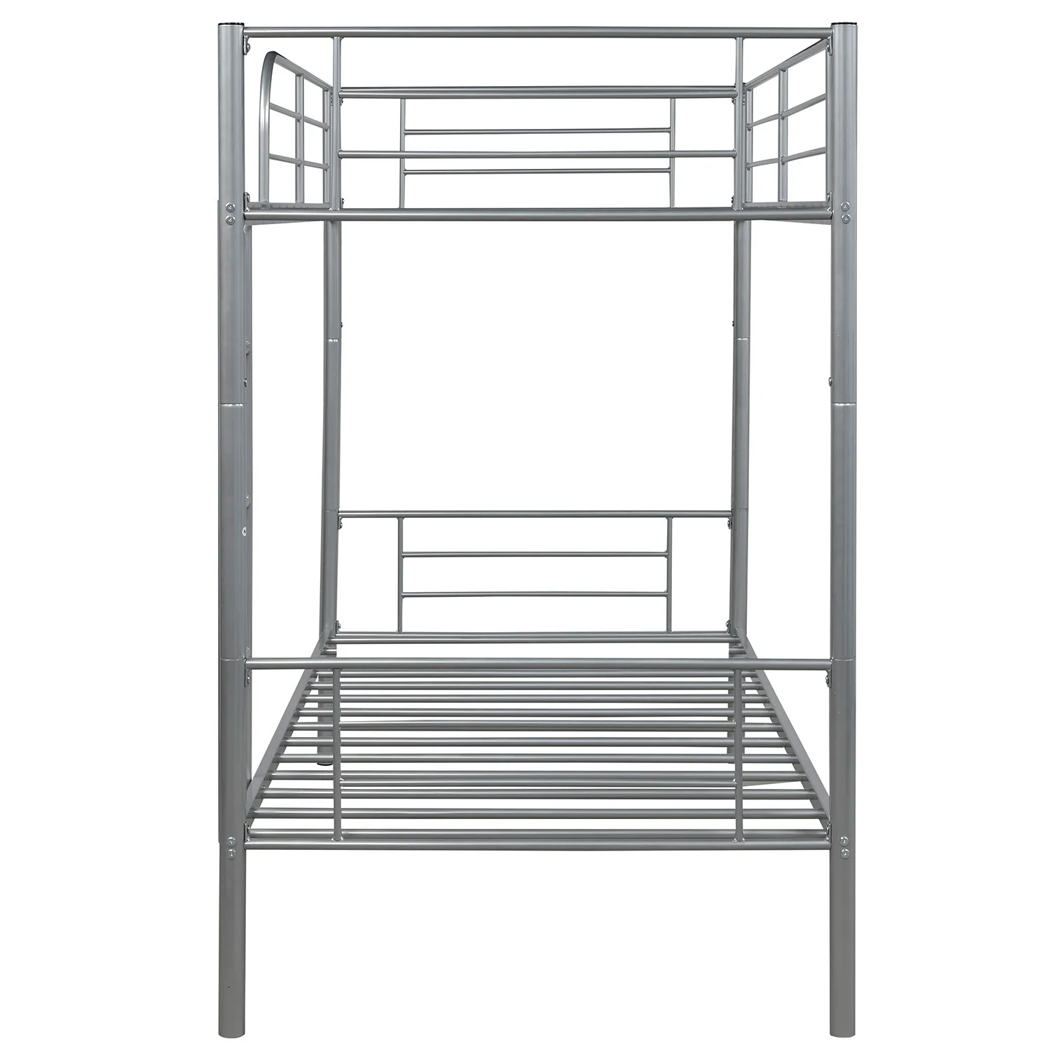Silver Twin Over Twin Separable Bunk Bed By Homeroots - Image 8