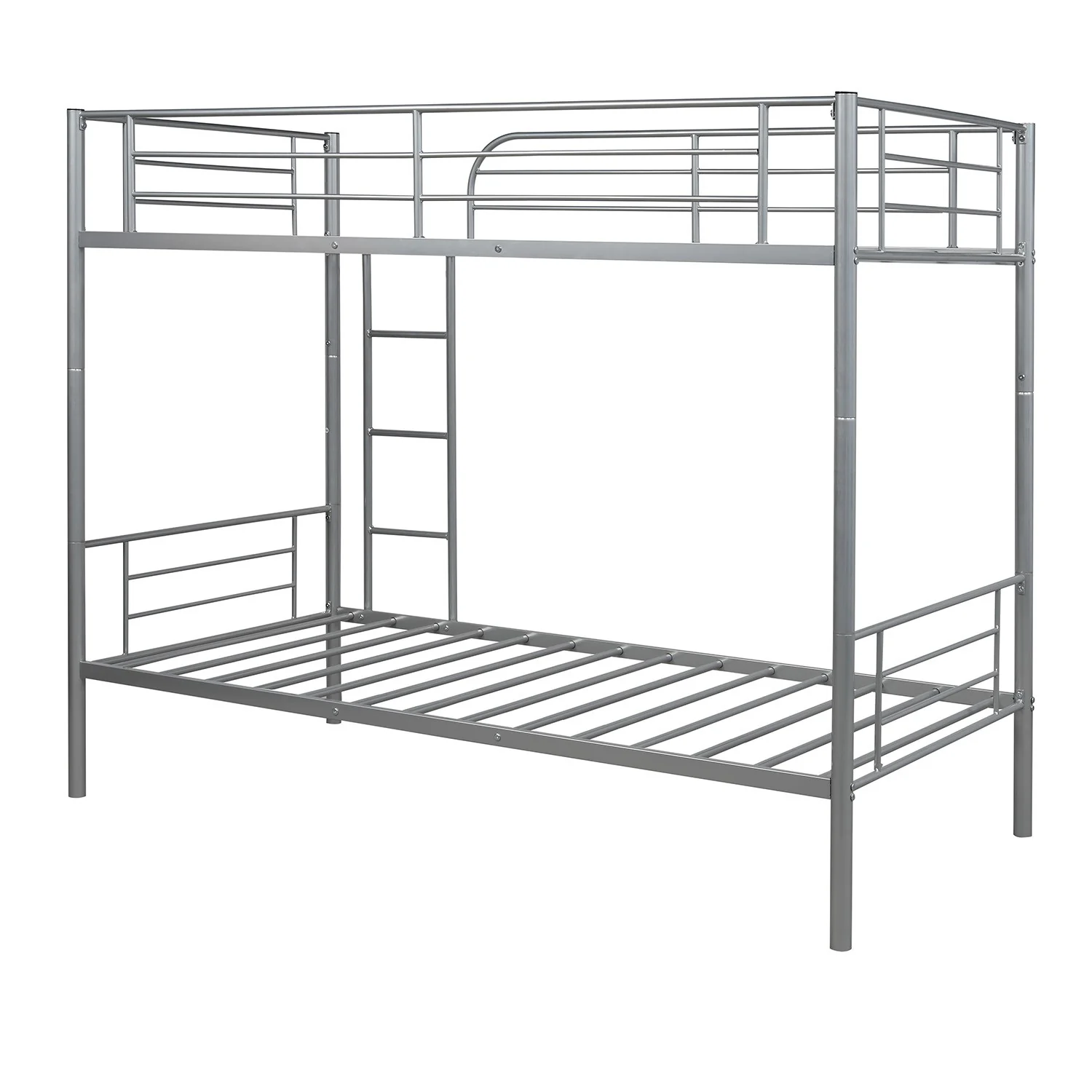 Silver Twin Over Twin Separable Bunk Bed By Homeroots - Image 9
