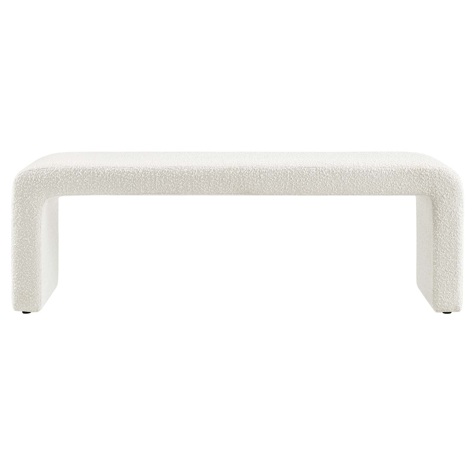Simba Boucle Fabric Waterfall Long Bench By Modway - EEI-6736 - Image 11