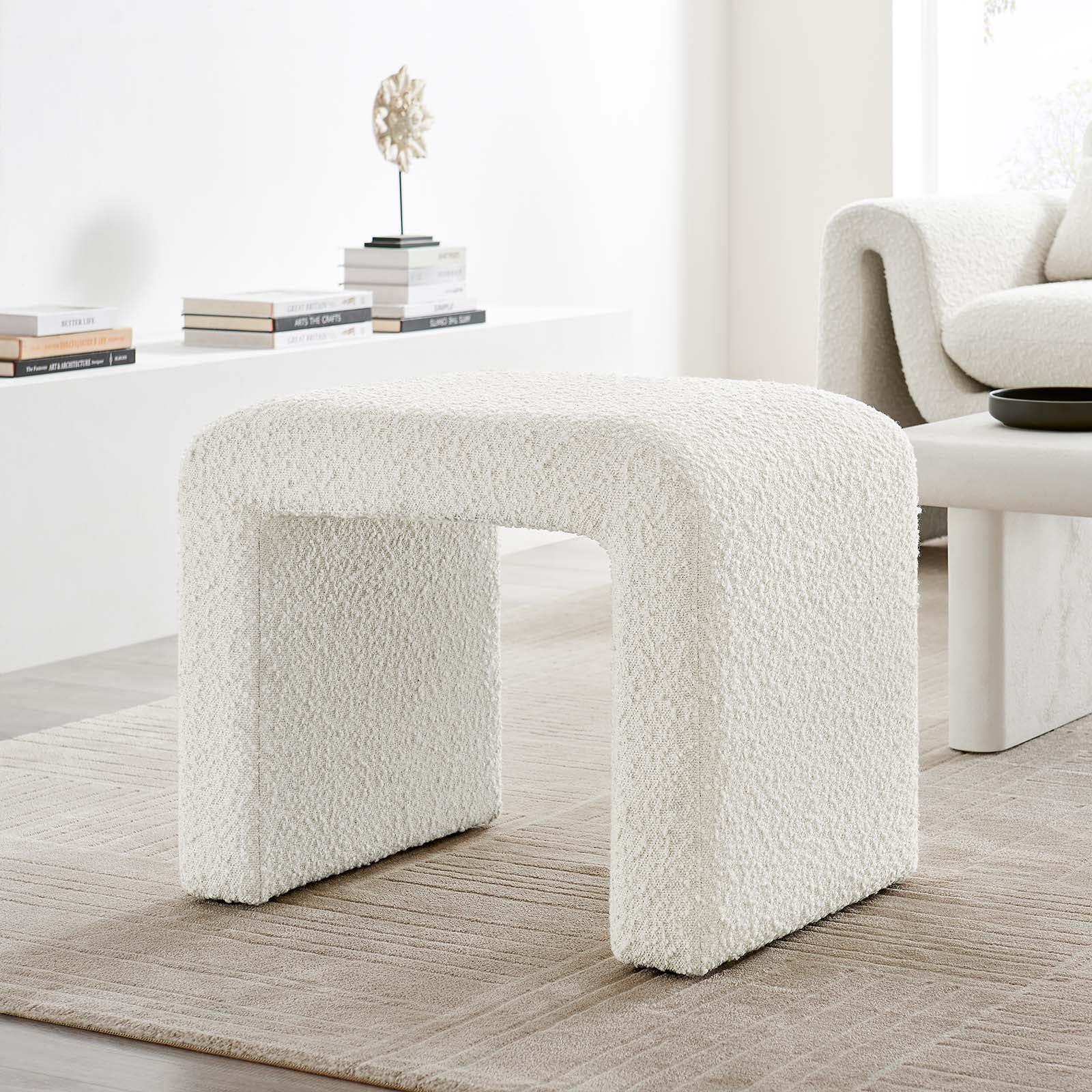 Simba Boucle Fabric Waterfall Stool By Modway - EEI-6737 - Image 11