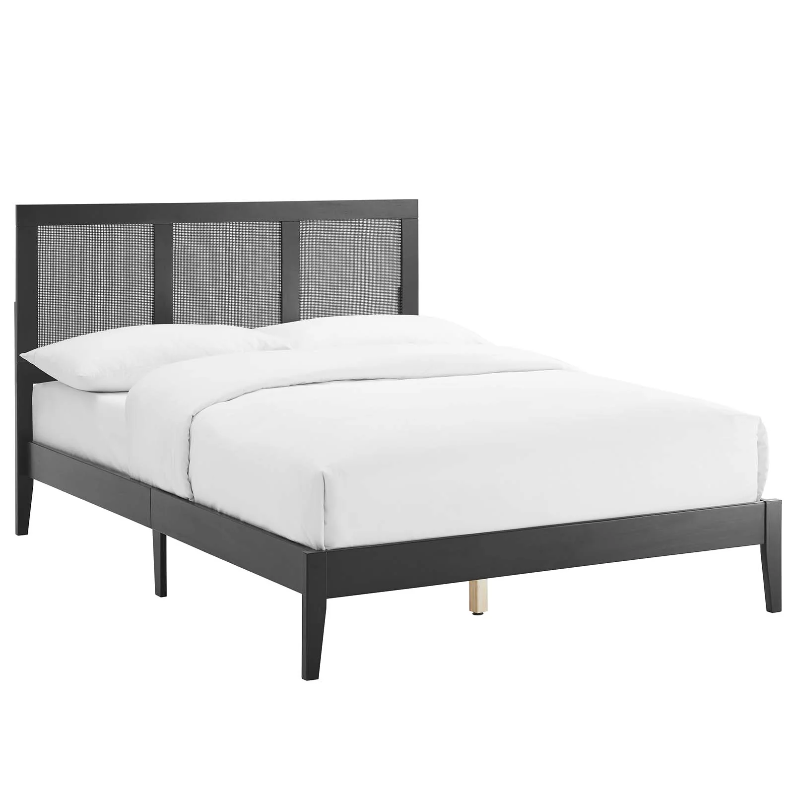 Sirocco Rattan and Wood Full Platform Bed By Modway - MOD-7153 - Image 2