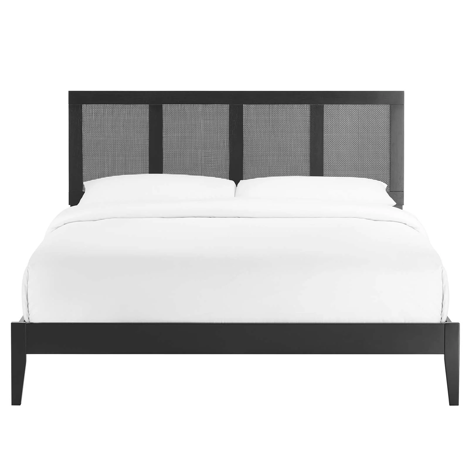 Sirocco Rattan and Wood King Platform Bed By Modway - MOD-7155 - Image 7