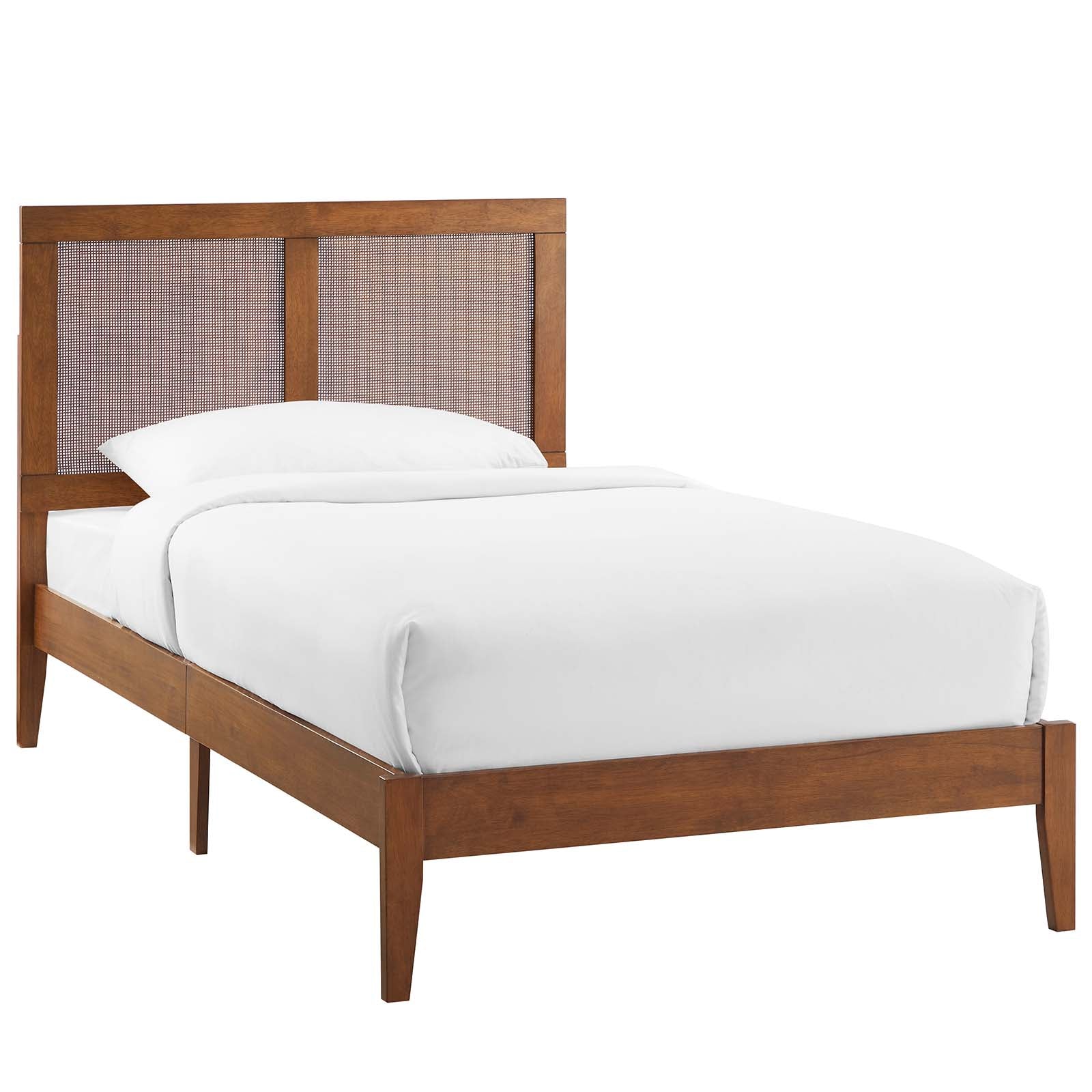 Sirocco Rattan and Wood Twin Platform Bed By Modway - MOD-7152 - Image 12