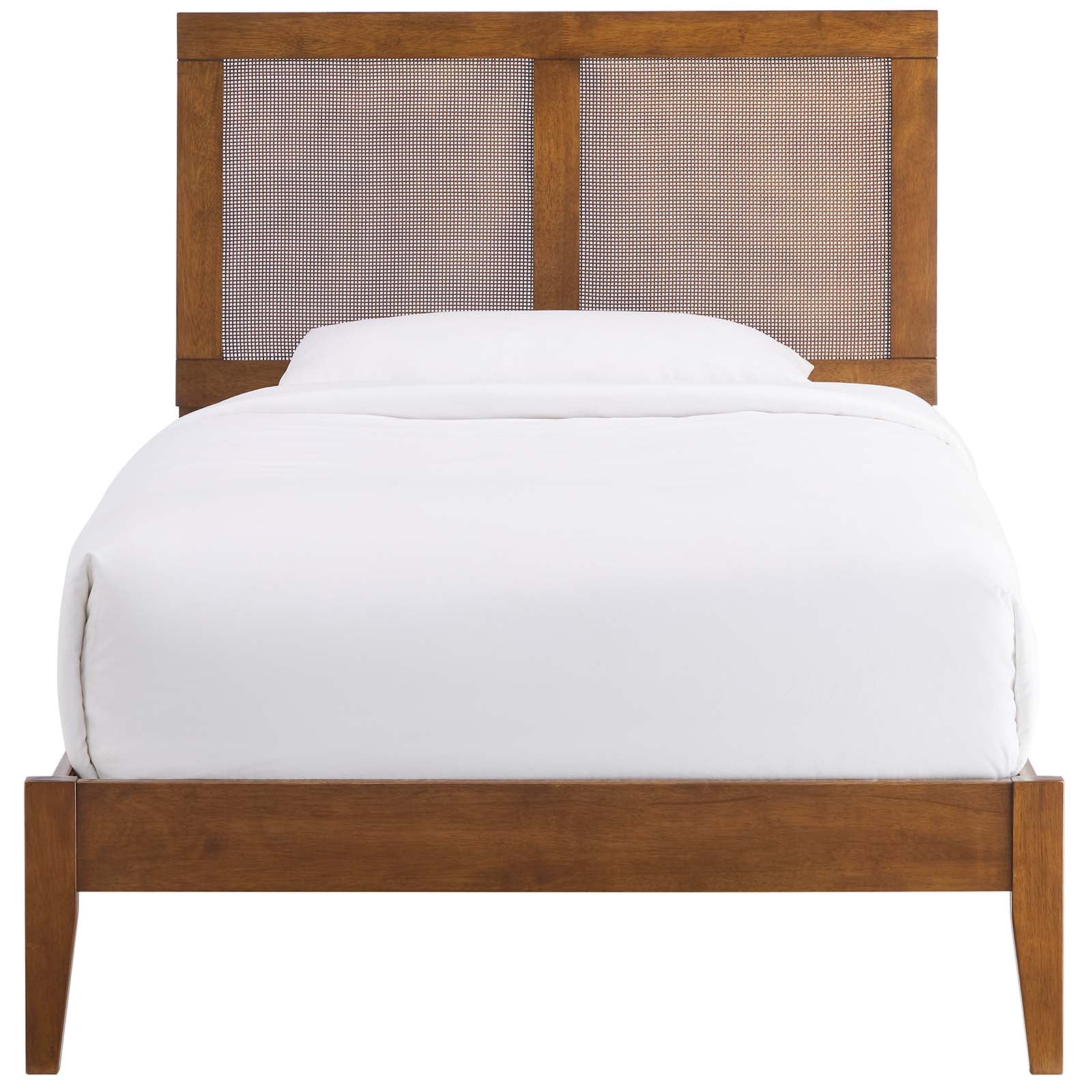 Sirocco Rattan and Wood Twin Platform Bed By Modway - MOD-7152 - Image 18