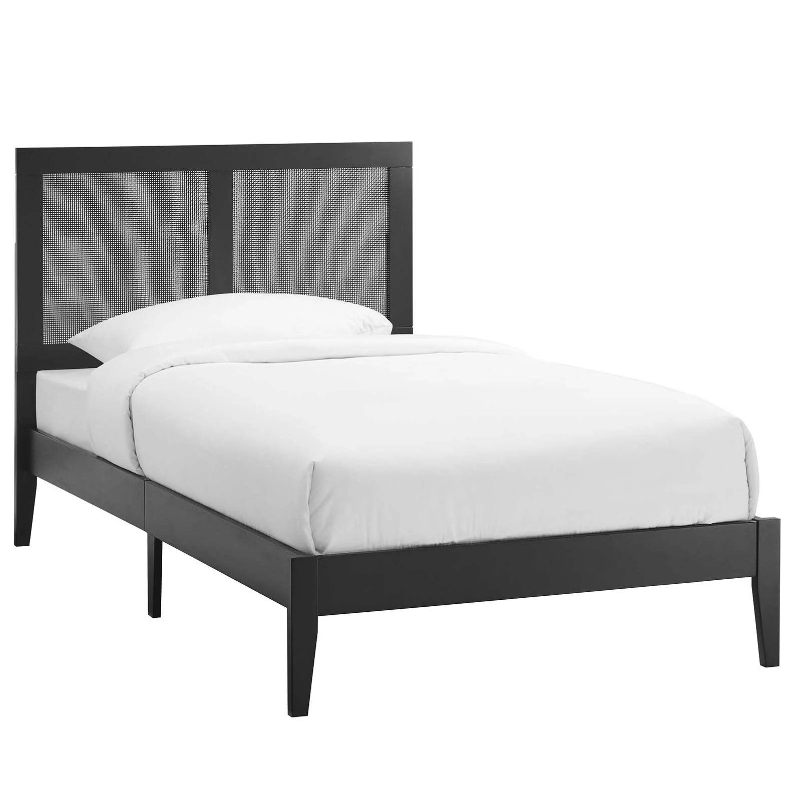 Sirocco Rattan and Wood Twin Platform Bed By Modway - MOD-7152 - Image 2
